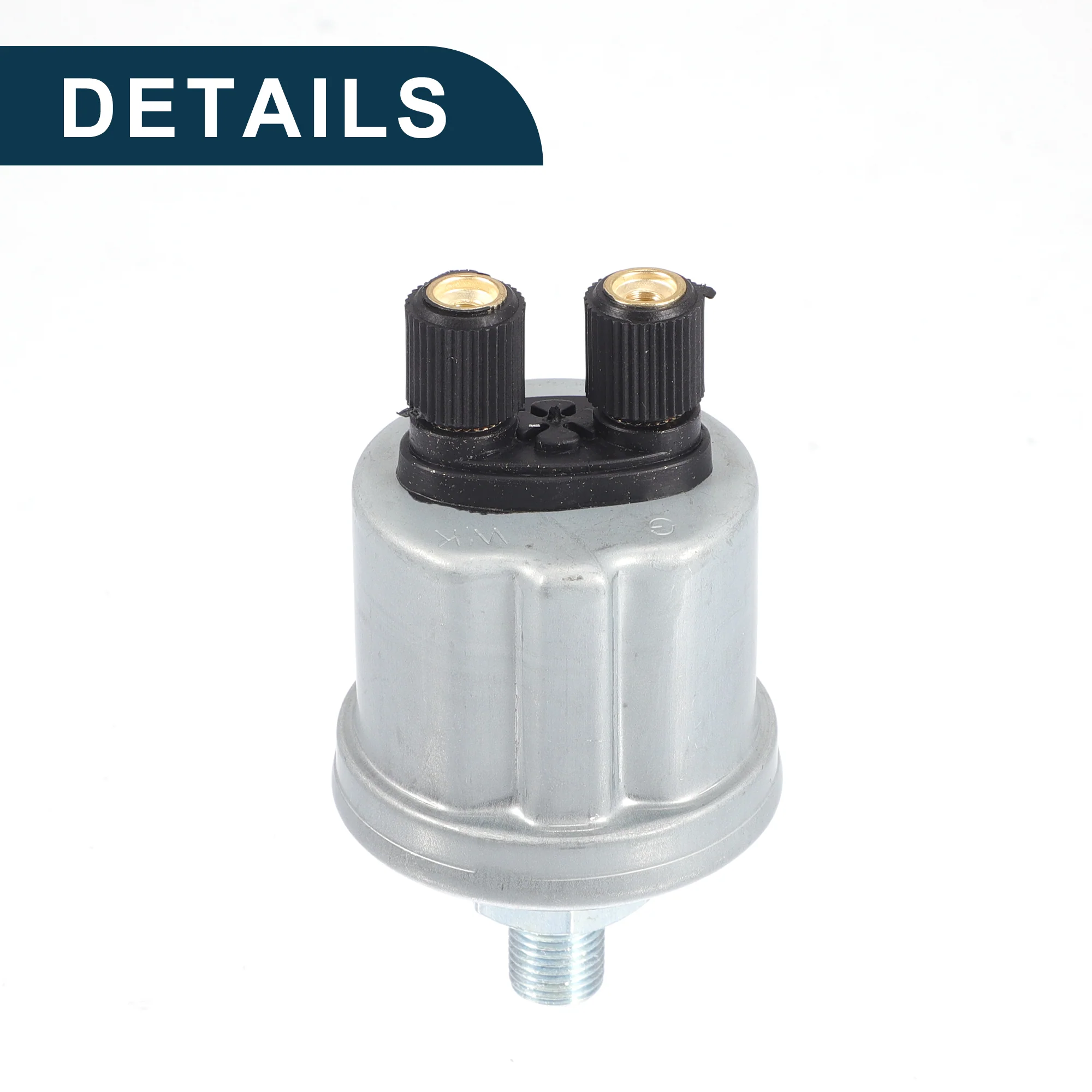 Car Fuel Pressure Sensor Durable | Oil Pressure Sensor Black Silver Tone 1 Pcs - Image 4