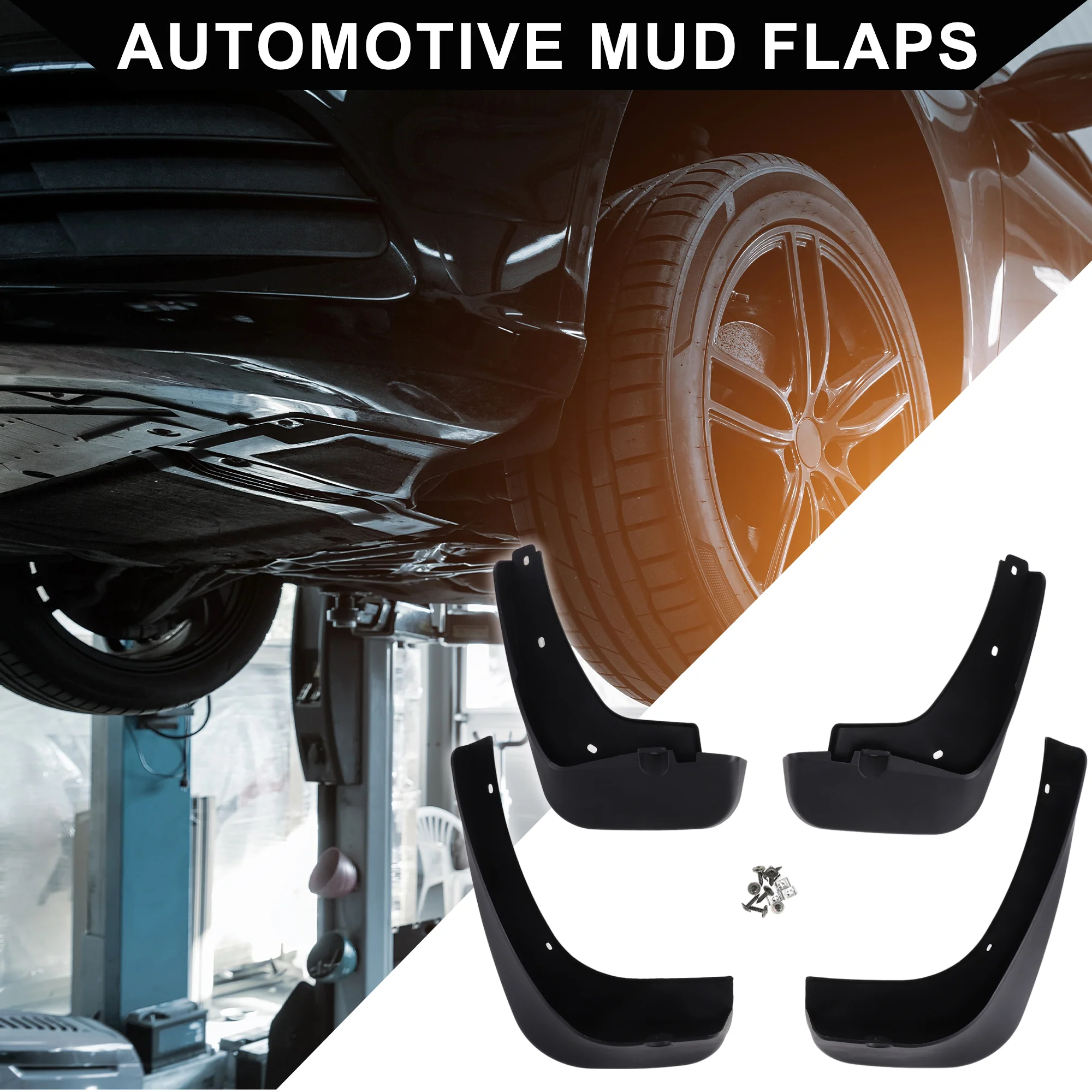 Mud Flap Splash Guard with Mount Accessories for Hyundai Ix35 2010-2015 / Front & Rear Side Mud Guards / Durable / 1 Set - Image 4