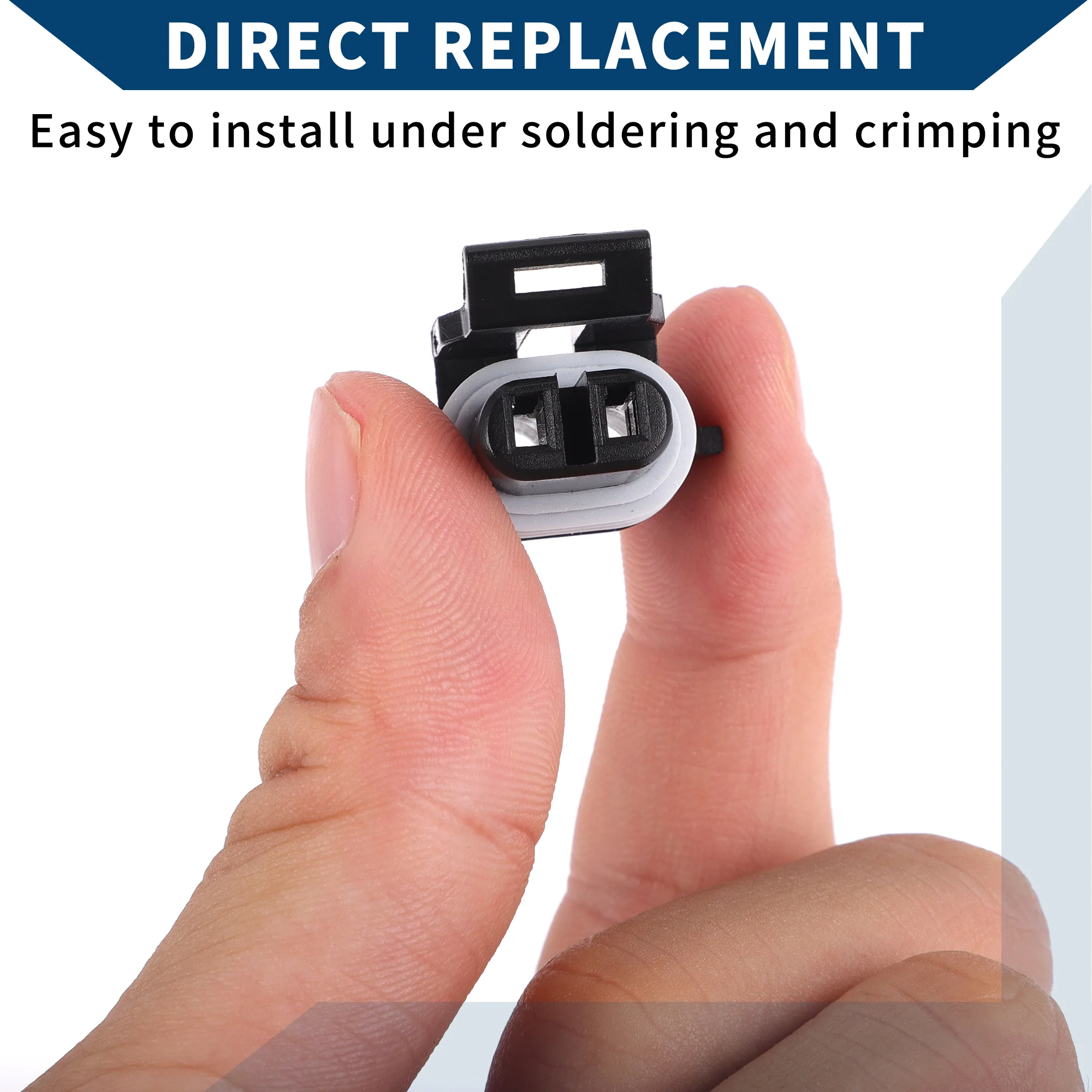 2 Pins Temperature Sensor Socket Plug for Buick / Inner Female Wiring Harness Cable Connector / Waterproof 1.5mm Series / 1 Set - Image 5