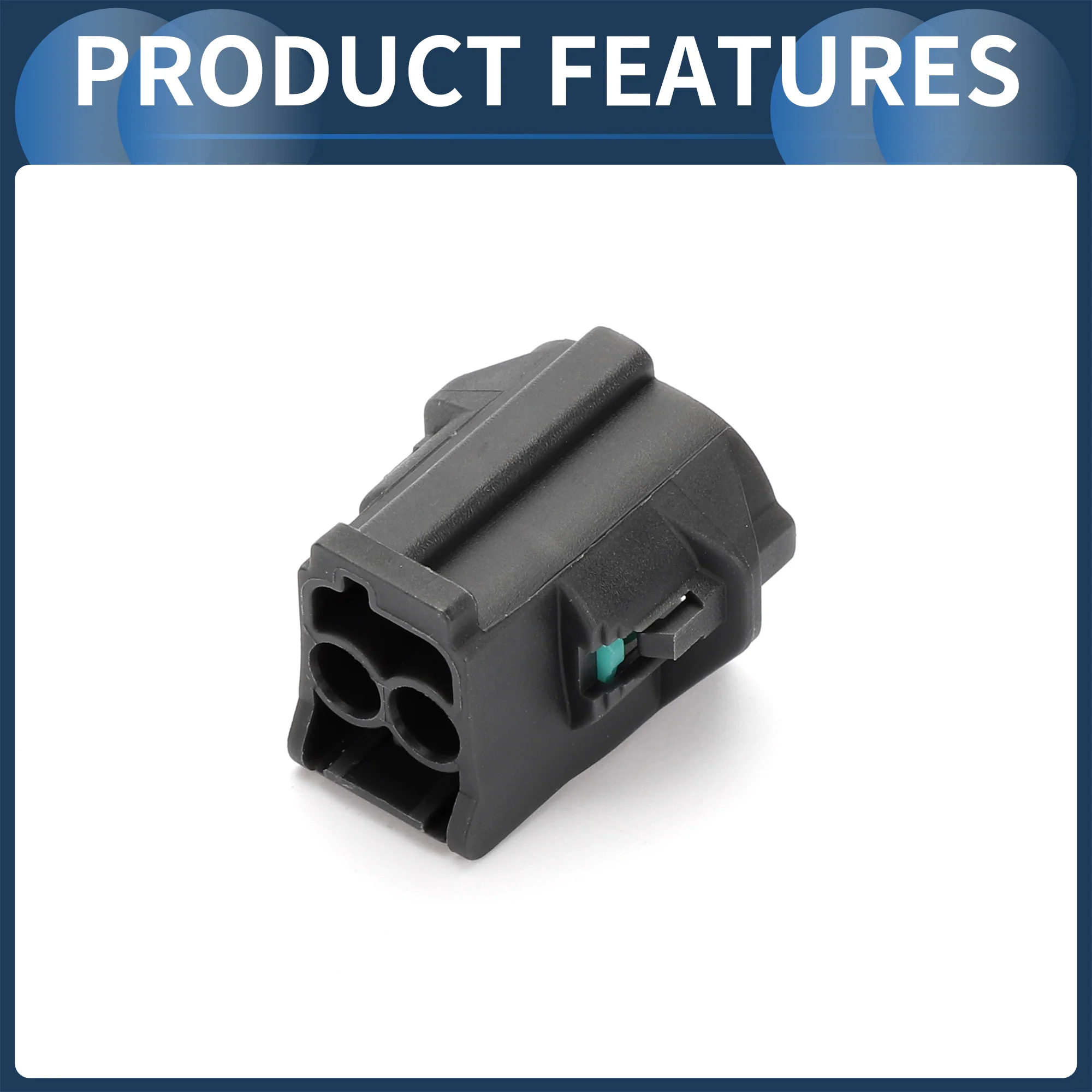 2 Pin Wiper Water Spray Motor Connector Plug, 2mm Series Female Wire Terminal Connector for Nissan Teana Plastic Copper Dark Gray, 1 Set - Image 7