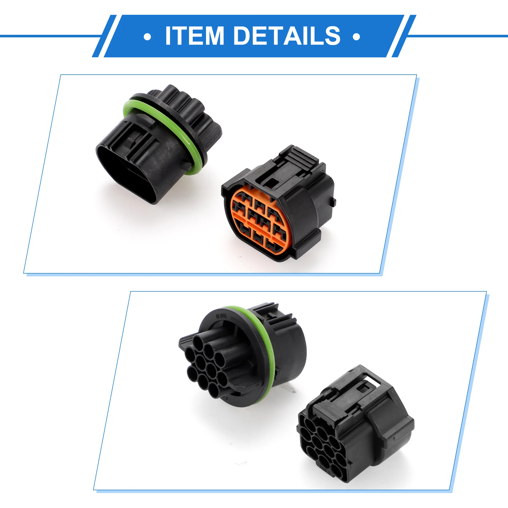 10 Pin Front Headlight Connector Plug for Hyundai Reina for Kia 1set - Image 7