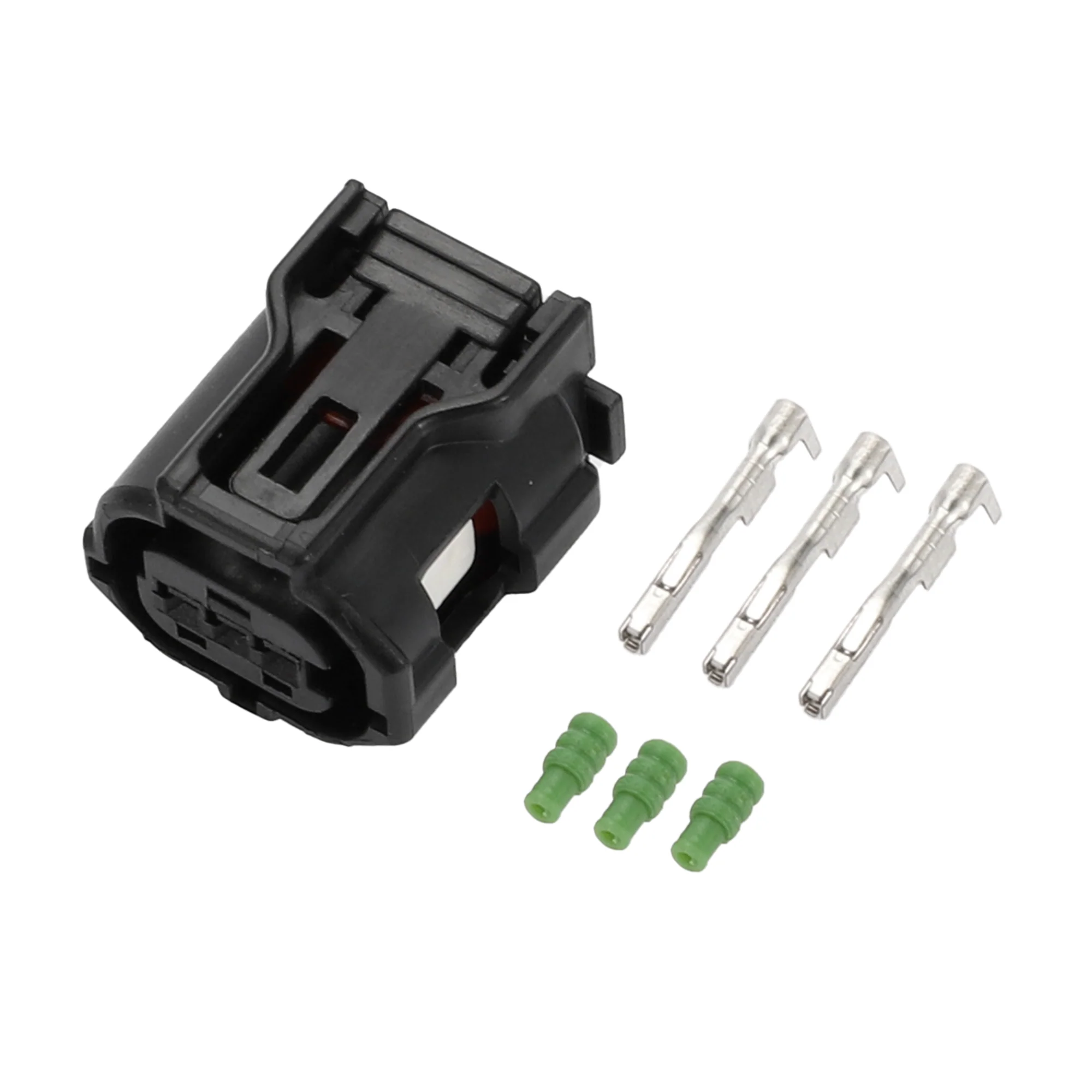 3 Pin Camshaft Position Sensor Connector Plug No.9091905060 - Car Female Wire Terminal Connector - for Lexus Plastic Black - 1 Set