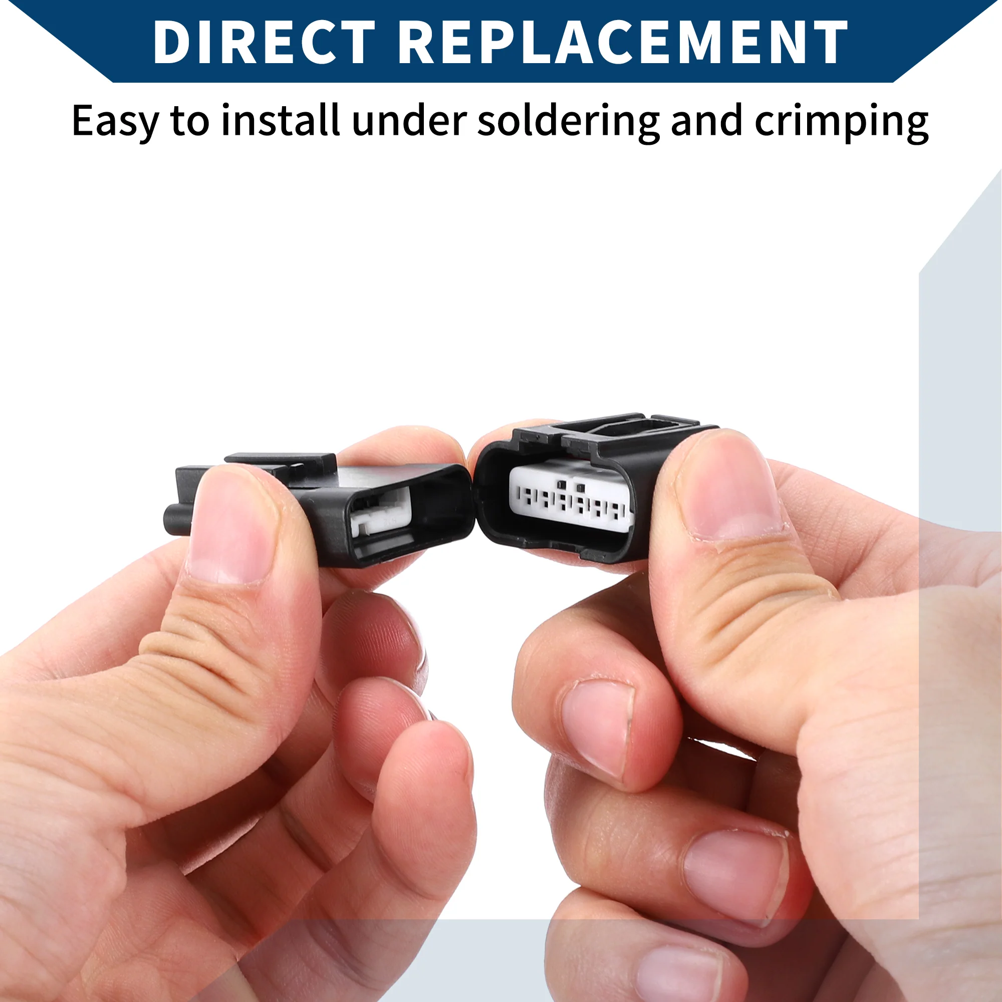 Accelerator Pedal Sensor Connector Plug for Honda / Inner Male Female Wire Terminal Connector / Waterproof Plastic 0.6mm Series / 1 Set Black 6 Pin - Image 5