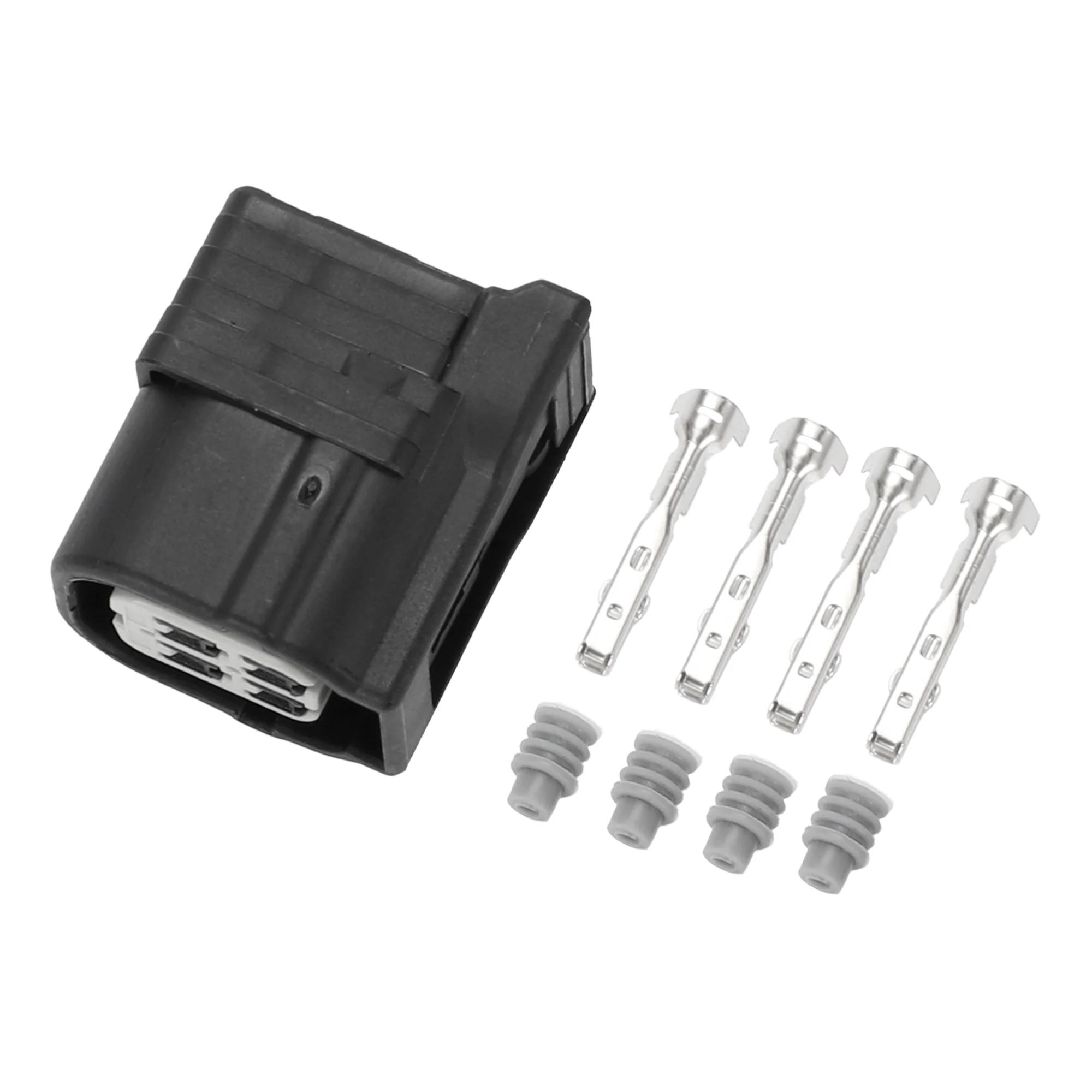 Oxygen Sensor Connector Plug for Honda FK2 FK8 / Inner Female Wire Terminal Connector / Waterproof Plastic 1mm Series / 1 Set Black 4 Pin