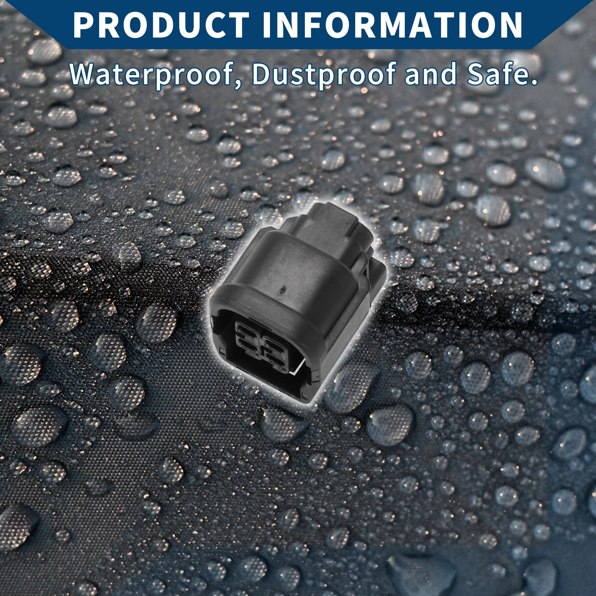 LED Headlight Connector Plug for Honda / Inner Female Wire Terminal Connector / Waterproof Plastic 2mm Series / 1 Set Black 4 Pin - Image 7