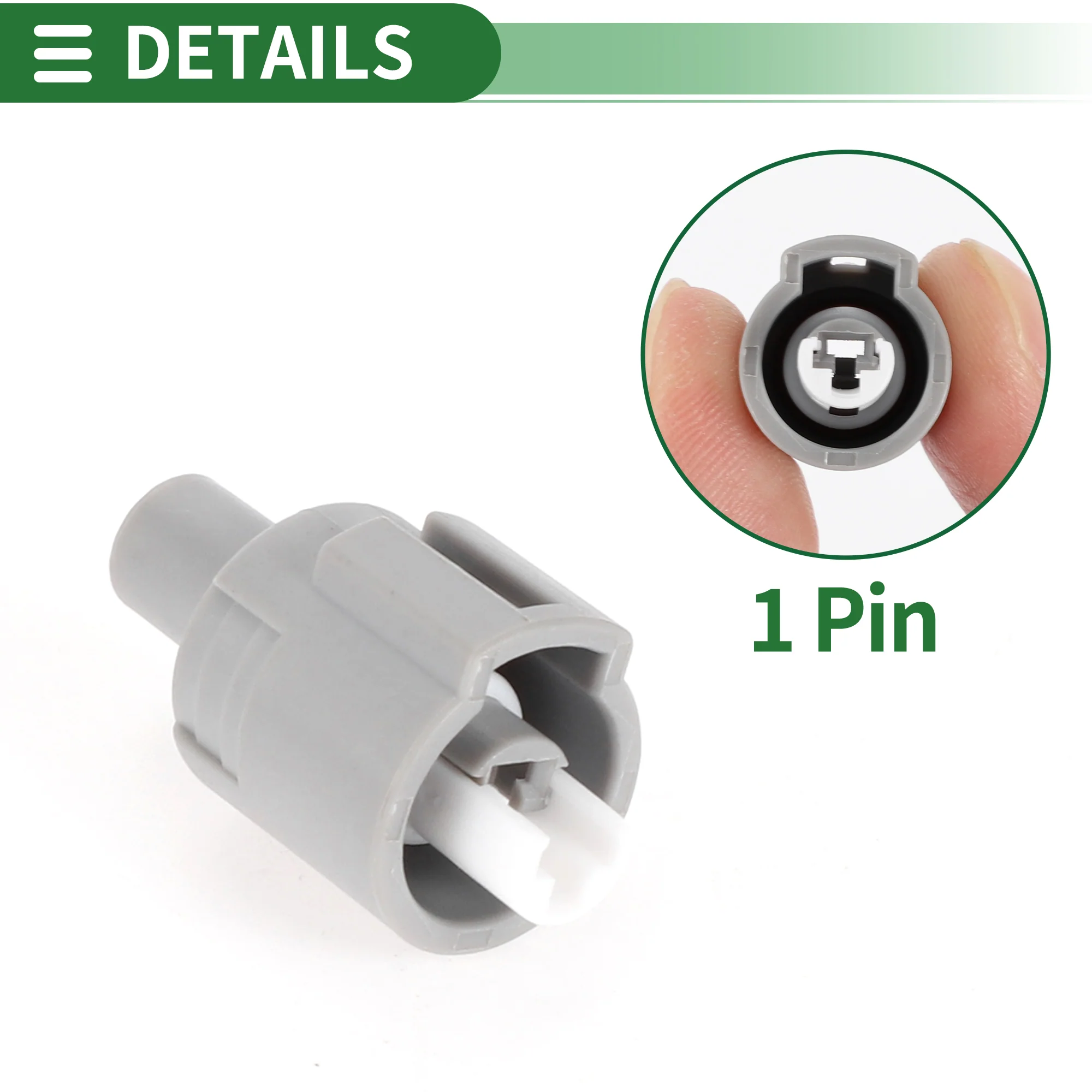 AC Compressor Connector Plug Female Wire Terminal Connector for Toyota Tacoma 1995-2004 Plastic Tin-Plated Copper No.9098011271 Gray Waterproof - Image 6