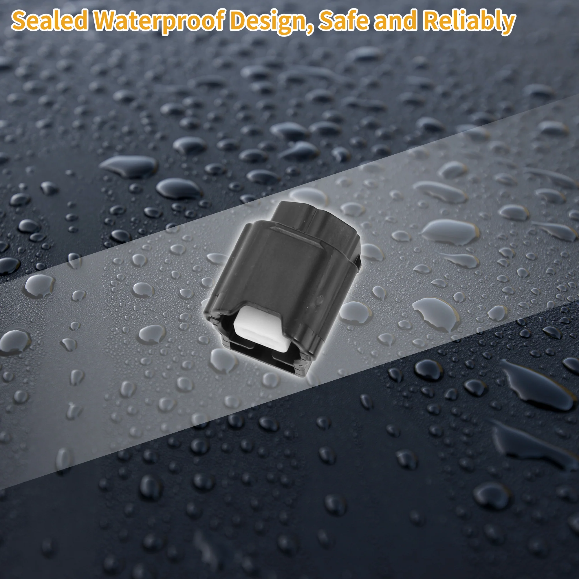 ABS Sensor Connector Plug Inner Female Wire Terminal Connector for Nissan Plastic Black - Image 4