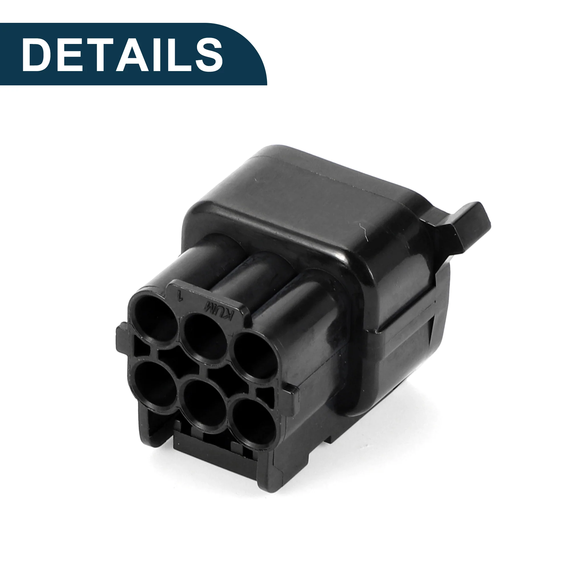 Front Headlight Connector Plug for Hyundai 2.2mm Waterproof Inner Female Wire Terminal Connector Black 1 Set - Image 7