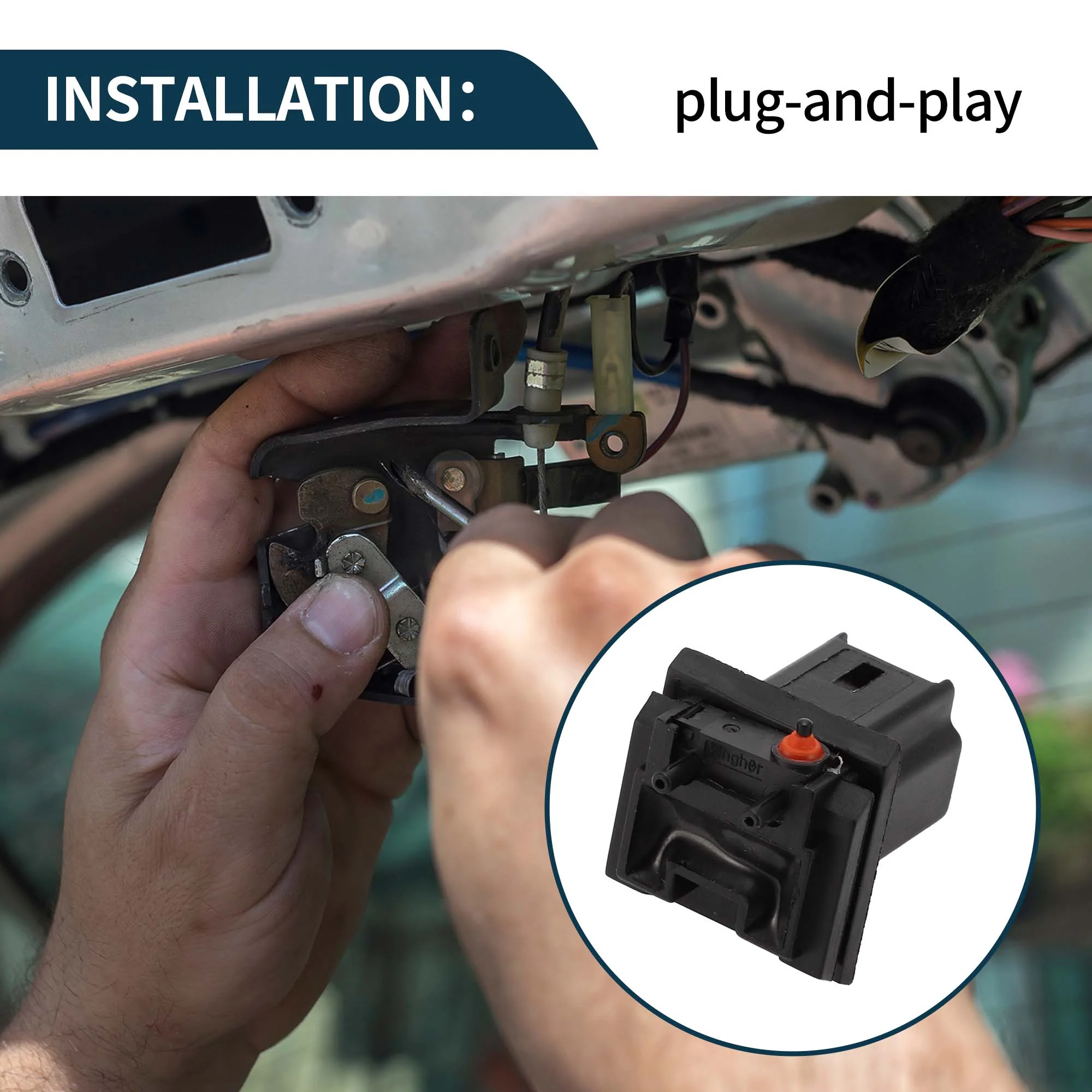 Tailgate Trunk Release Switch for CITROEN C3 2002-2016 for Peugeot 206 307 308 407 5008 No.6554V5 Rear Trunk Lid Lock Boot Door Switch - Image 7