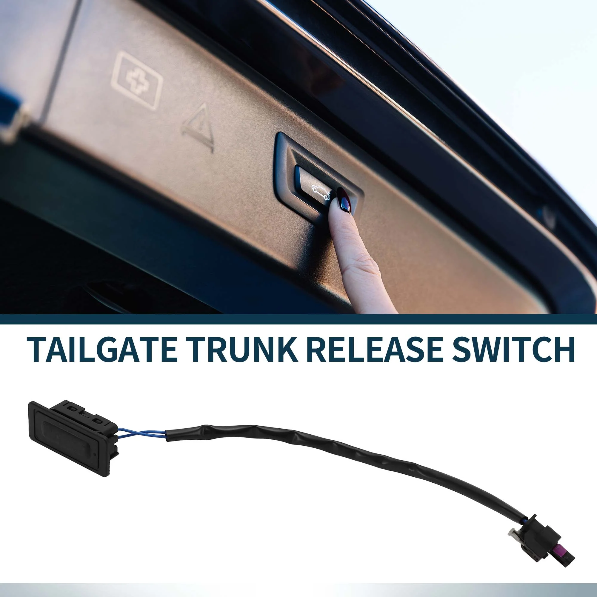 Tailgate Trunk Release Switch for Buick Envision 2016-2017 for Cadillac CTS 2014-2015 for Chevrolet No.22799049 Rear Trunk Lid Lock Boot Door Switch - Image 2