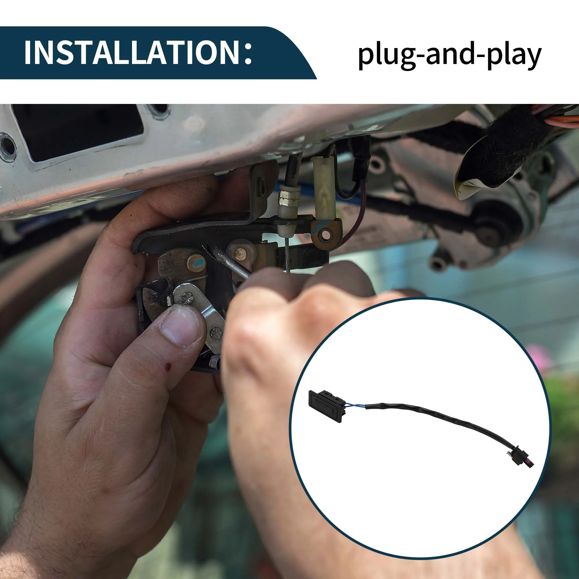 Tailgate Trunk Release Switch for Buick Envision 2016-2017 for Cadillac CTS 2014-2015 for Chevrolet No.22799049 Rear Trunk Lid Lock Boot Door Switch - Image 7