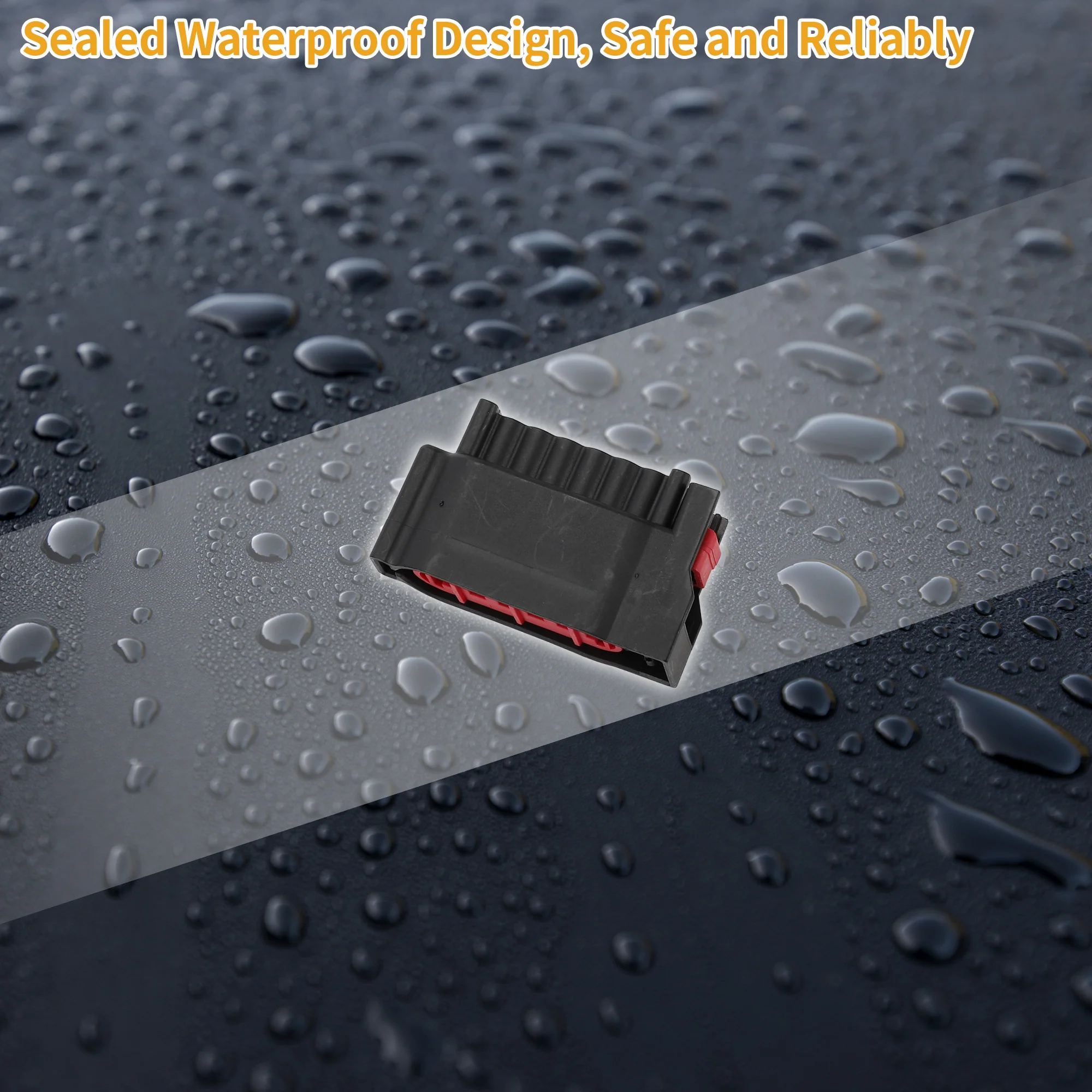 Accelerator Pedal Position Sensor Connector Plug No.4M5T14A464RBA Inner Female Wire Terminal Connector for Ford Plastic Black Waterproof - Image 4