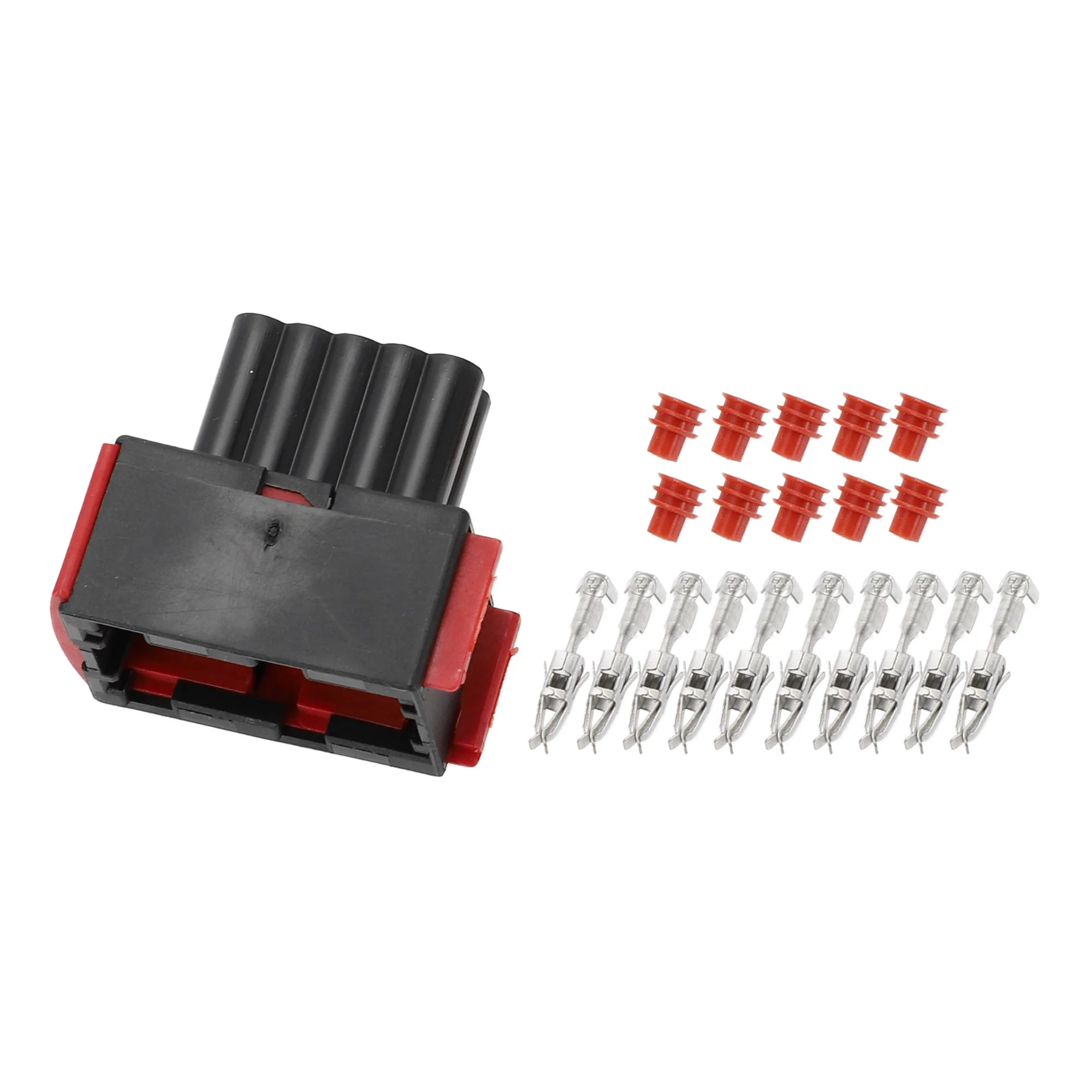 Headlight Daytime Running Connector Plug Inner Female Wire Terminal Connector for Opel Meriva B Plastic Black Waterproof