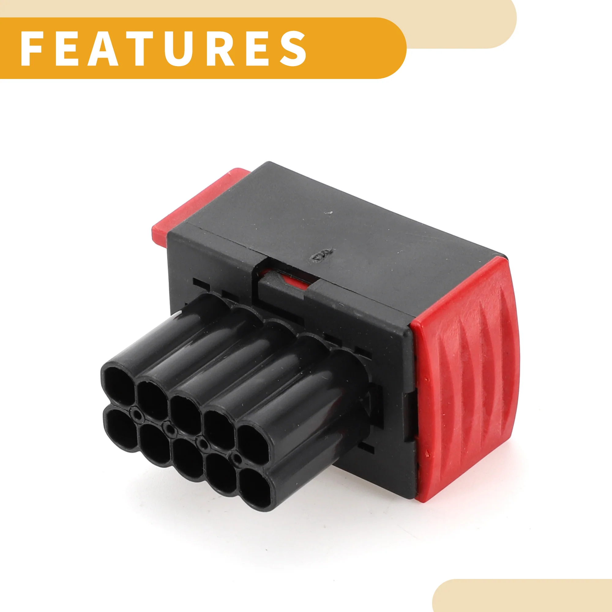Headlight Daytime Running Connector Plug Inner Female Wire Terminal Connector for Opel Meriva B Plastic Black Waterproof - Image 7