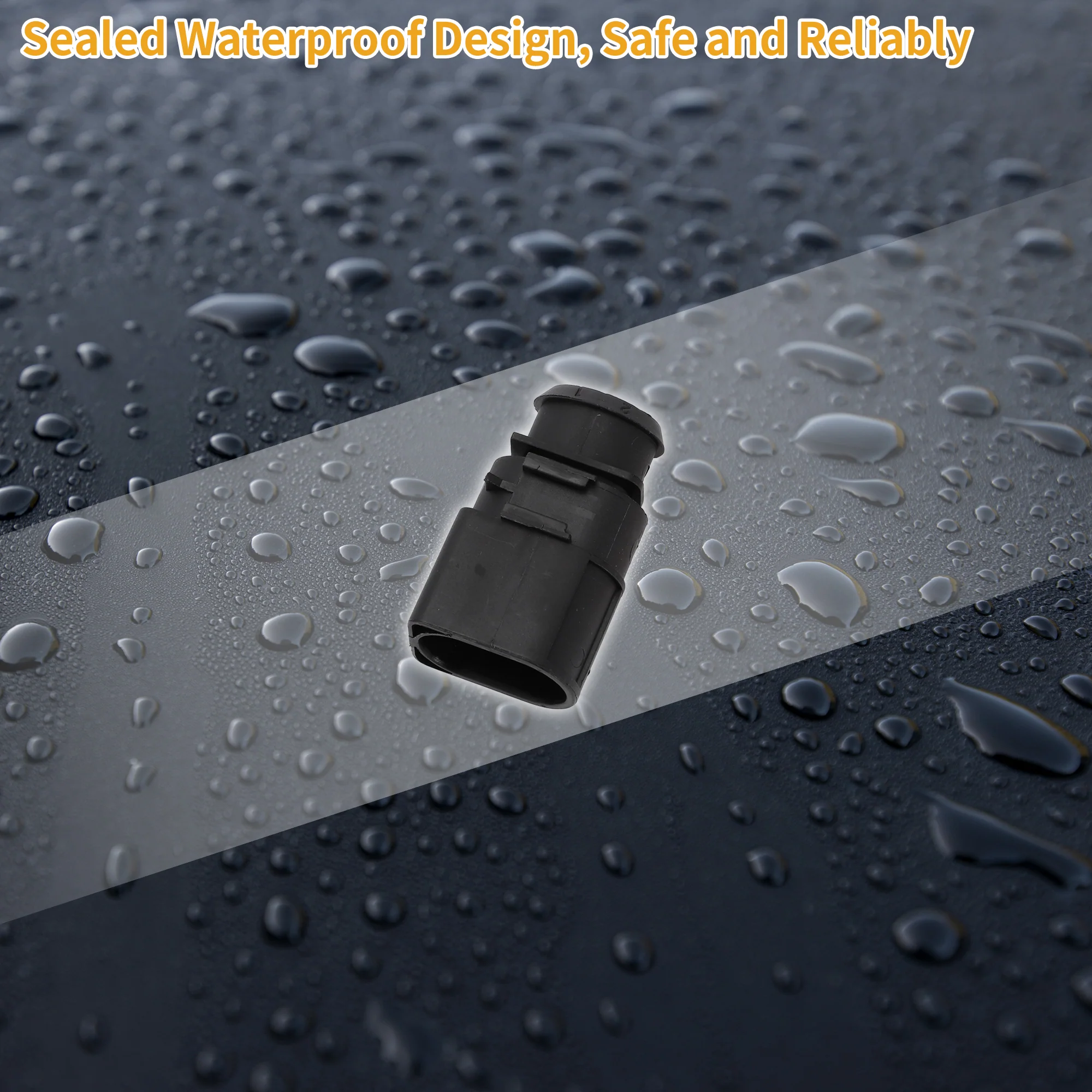 Fuel Injectors Connector Plug No.1J0973852 Inner Male Wire Terminal Connector for Volkswagen Plastic Black Waterproof - Image 4