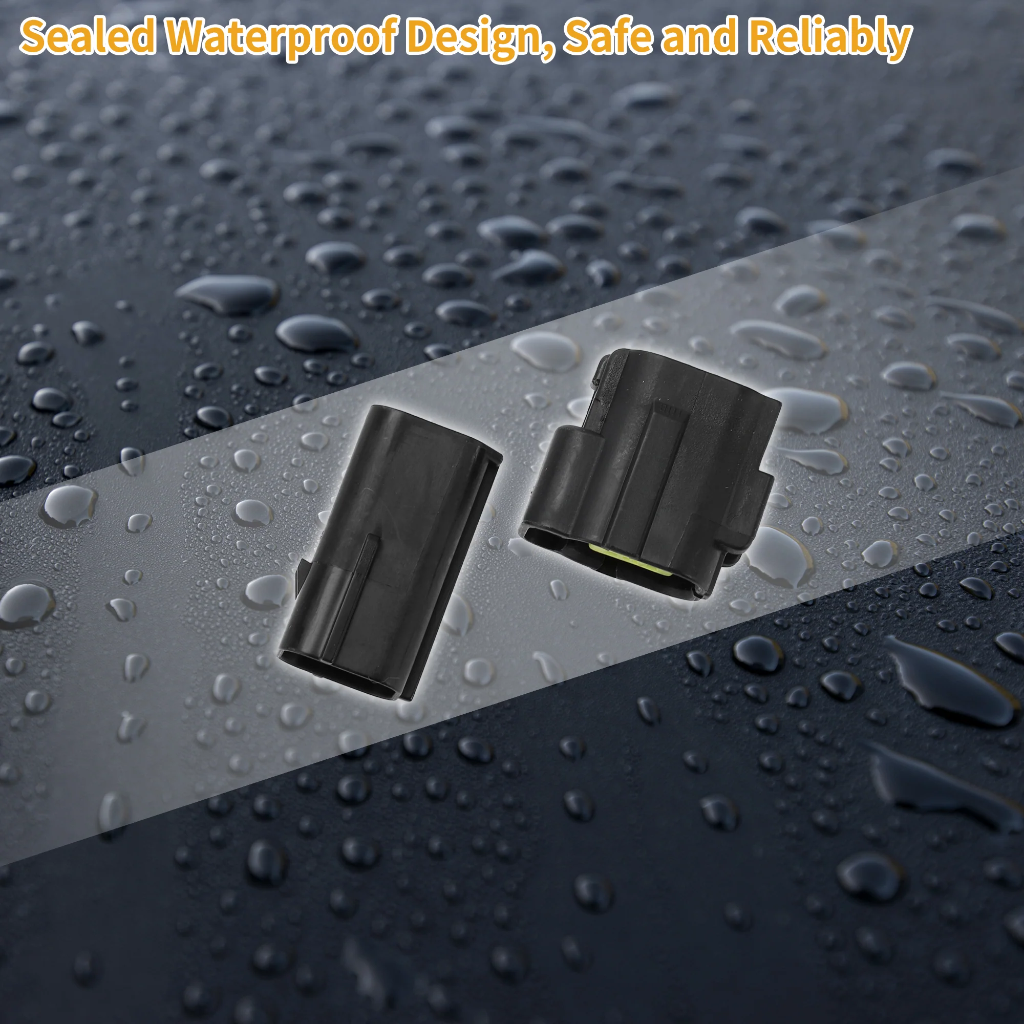 O2 Oxygen Sensor Socket Connector Plug Inner Male Female Wire Terminal Connector for Mazda Plastic Black Waterproof - Image 4