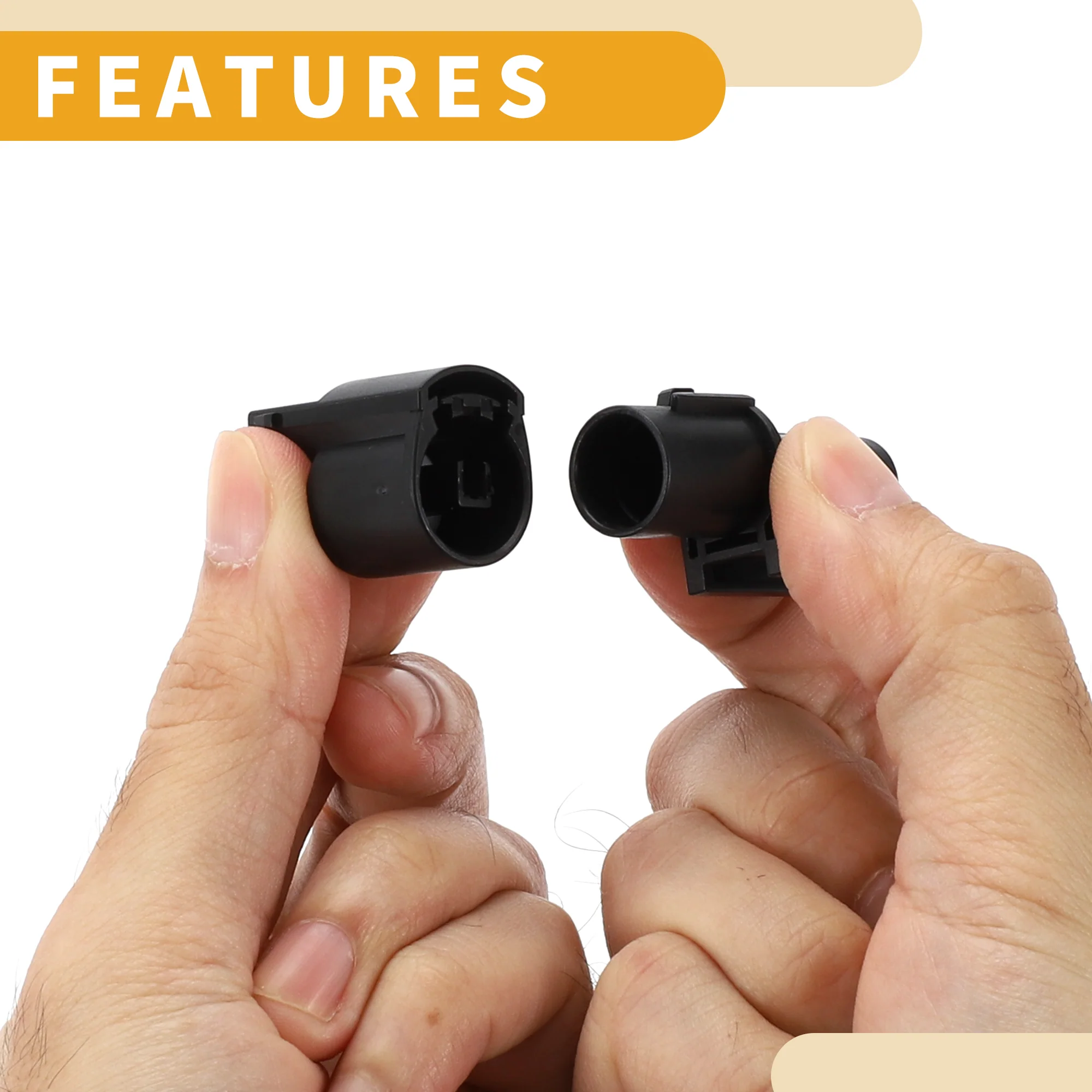 A/C Compressor Connector Plug Inner Male Female Wire Terminal Connector for Hyundai Plastic Black Waterproof - Image 7