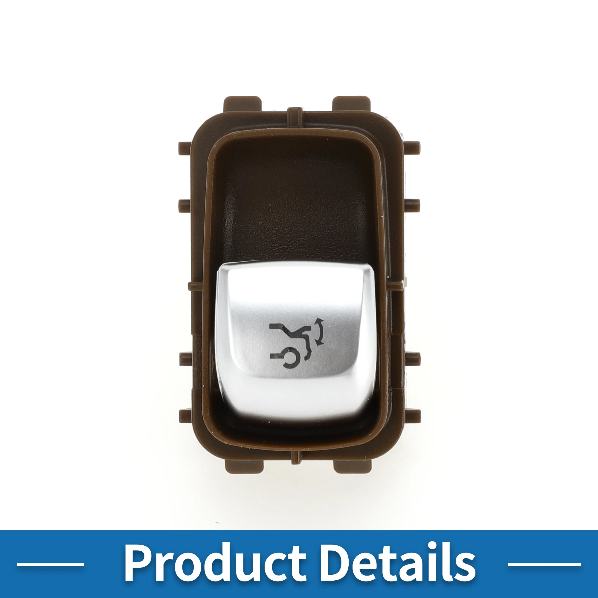 Trunk Release Switch No.2059051713 Rear Door Hatch Liftgate Latch Button Switch for Mercedes-Benz C180 C200 C300 GLC300 Plastic Brown - Image 7