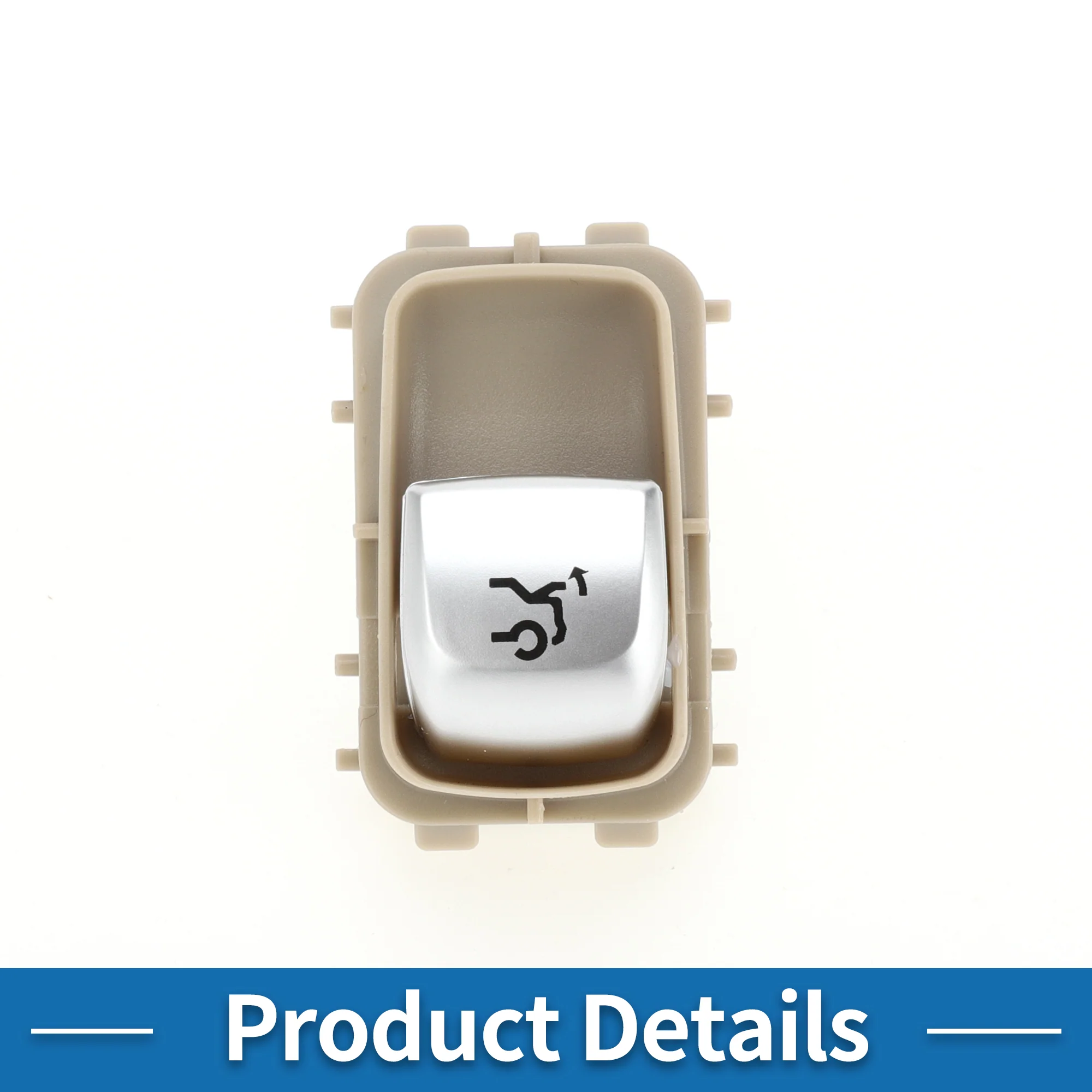 Trunk Release Switch No.A2059051613 Rear Door Hatch Liftgate Latch Button Switch for Mercedes-Benz C180 2017-2018 Plastic Beige - Image 7