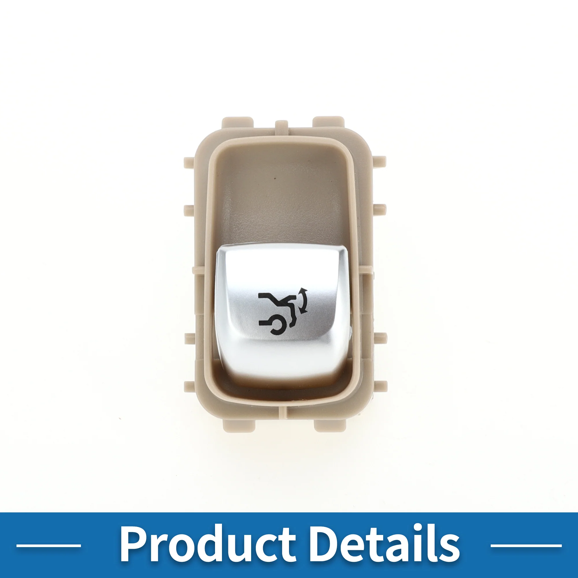 Trunk Release Switch No.A2229051704 Rear Door Hatch Liftgate Latch Button Switch for Mercedes-Benz E300 17-19 4Matic, Base 2.0L L4 - Gas Plastic Beige - Image 7