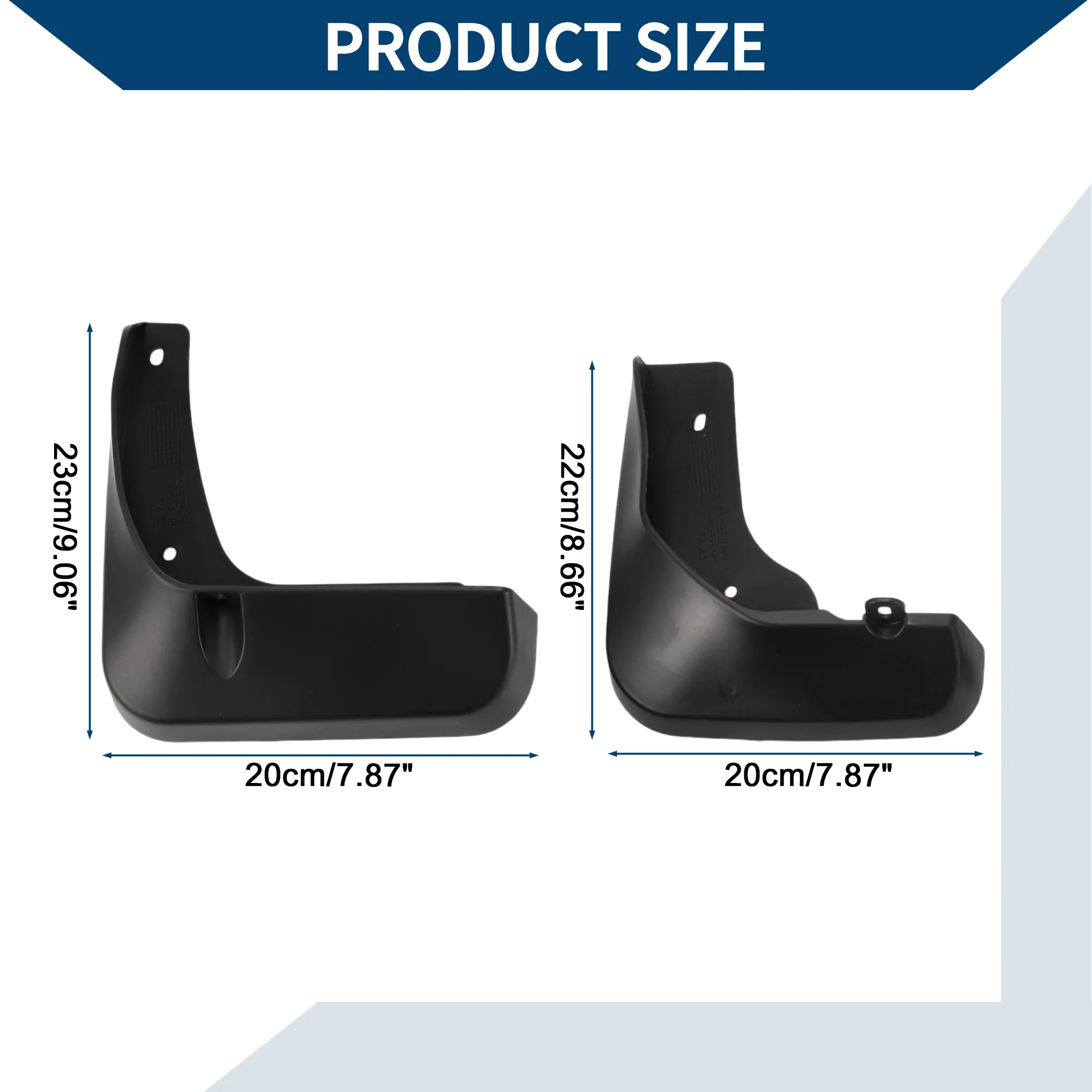 Mud Flaps Splash Guards W/Mount Accessories for Toyota Camry 2012-2014 Front & Rear Mud Guards - Image 4