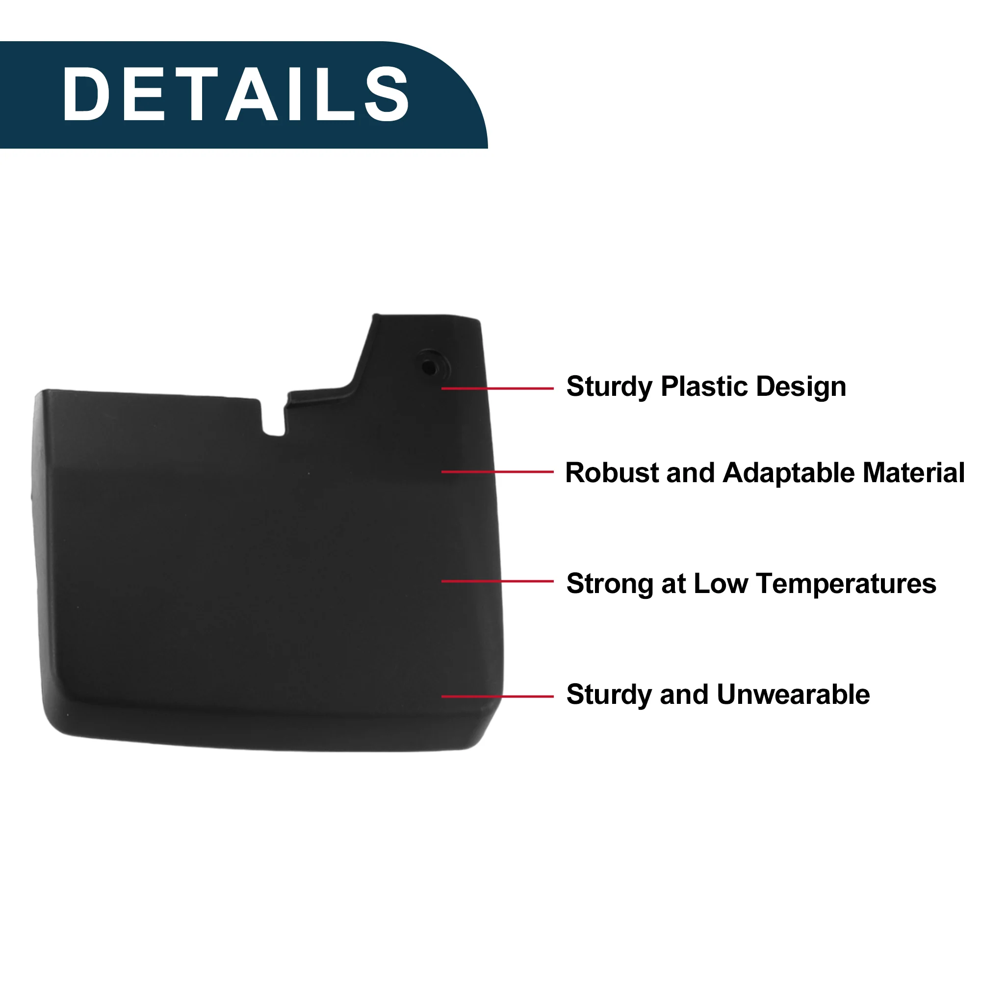 Mud Flaps Splash Guards for Toyota Land Cruiser LC70 2007-2022 Front & Rear Mud Guards W/Mount Accessories - Image 4
