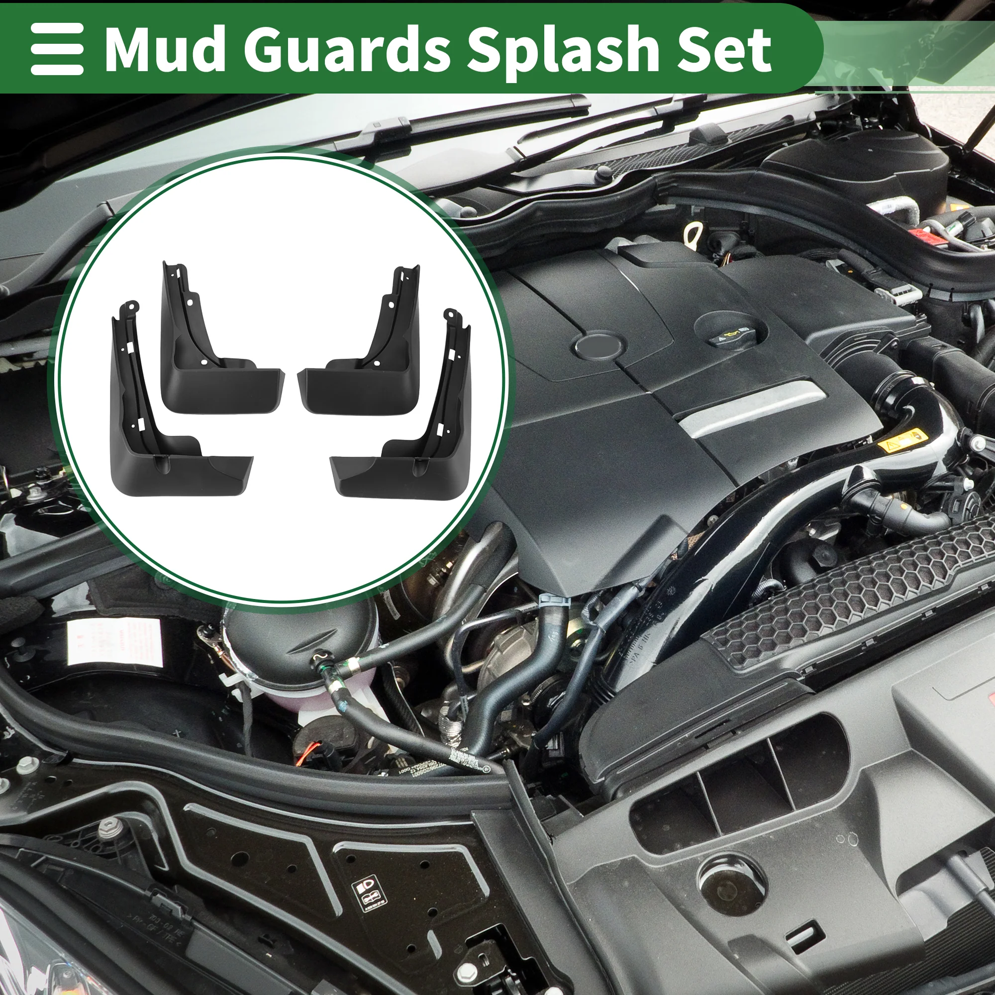 Mud Flaps Splash Guards Mud Guards for Honda HRV 2022-2024 W/Mount Accessories - Image 3