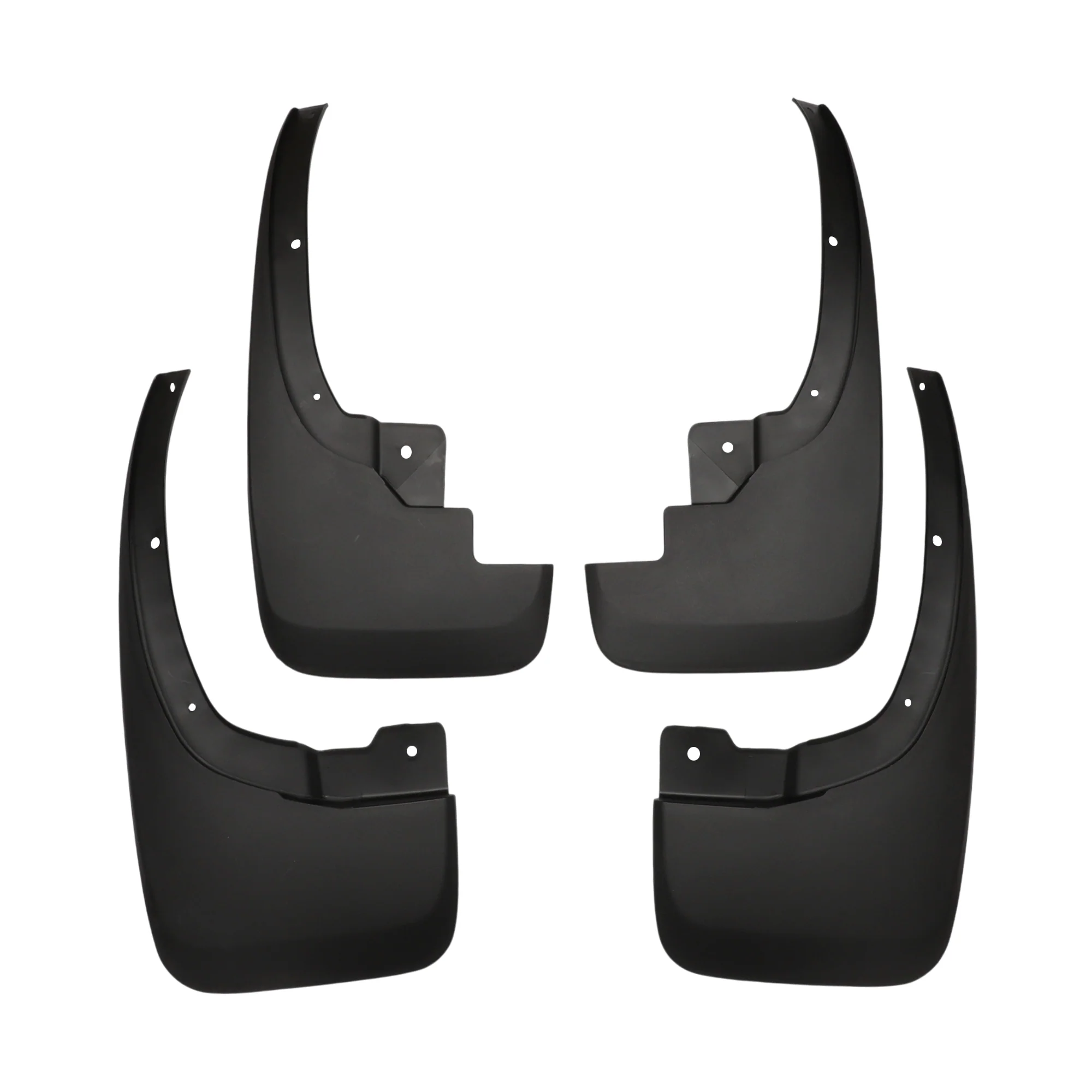 1set Front and Rear Mud Flaps Splash Guards Mud Guards for Isuzu D-MAX 4 Doors 2021-2024 W/Mount Accessories - Image 2