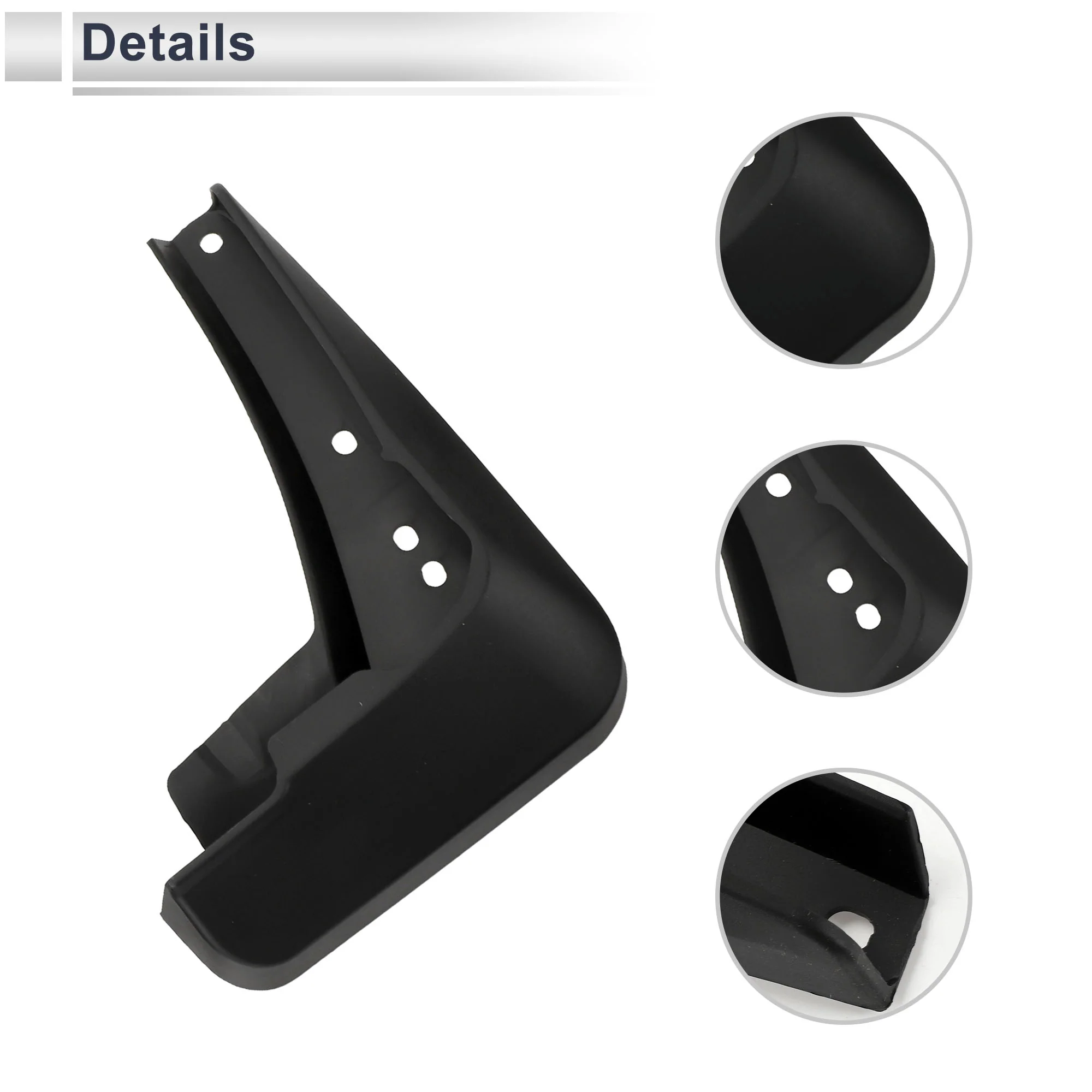 1set Front and Rear Mud Flaps Splash Guards Mud Guards for Audi A3 Hatchback 2020-2023 W/Mount Accessories - Image 6