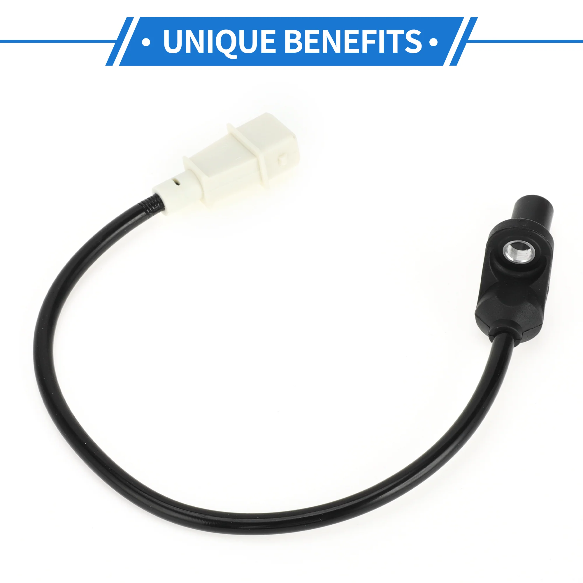 1 Pc Crankshaft Position Sensor for Volvo S90 Base 2.9 1997-1998 Sturdy Metal Plastic Black White Engine Crank CKP Sensor - Image 6