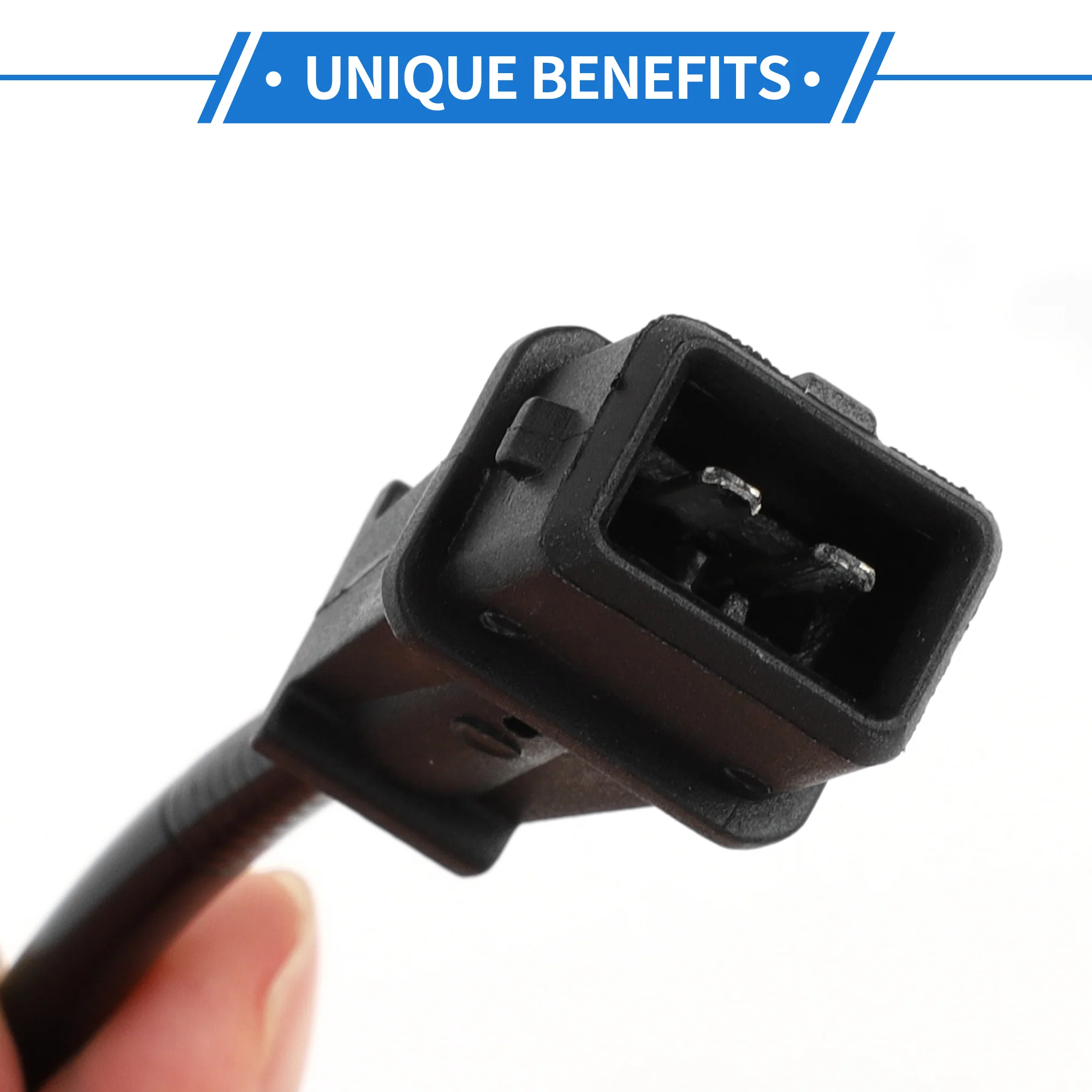 1 Pc Crankshaft Position Sensor for FIAT Tempra S.W 1.4 I.e 1991-1996 Sturdy Metal Plastic Black Engine Crank CKP Sensor - Image 5
