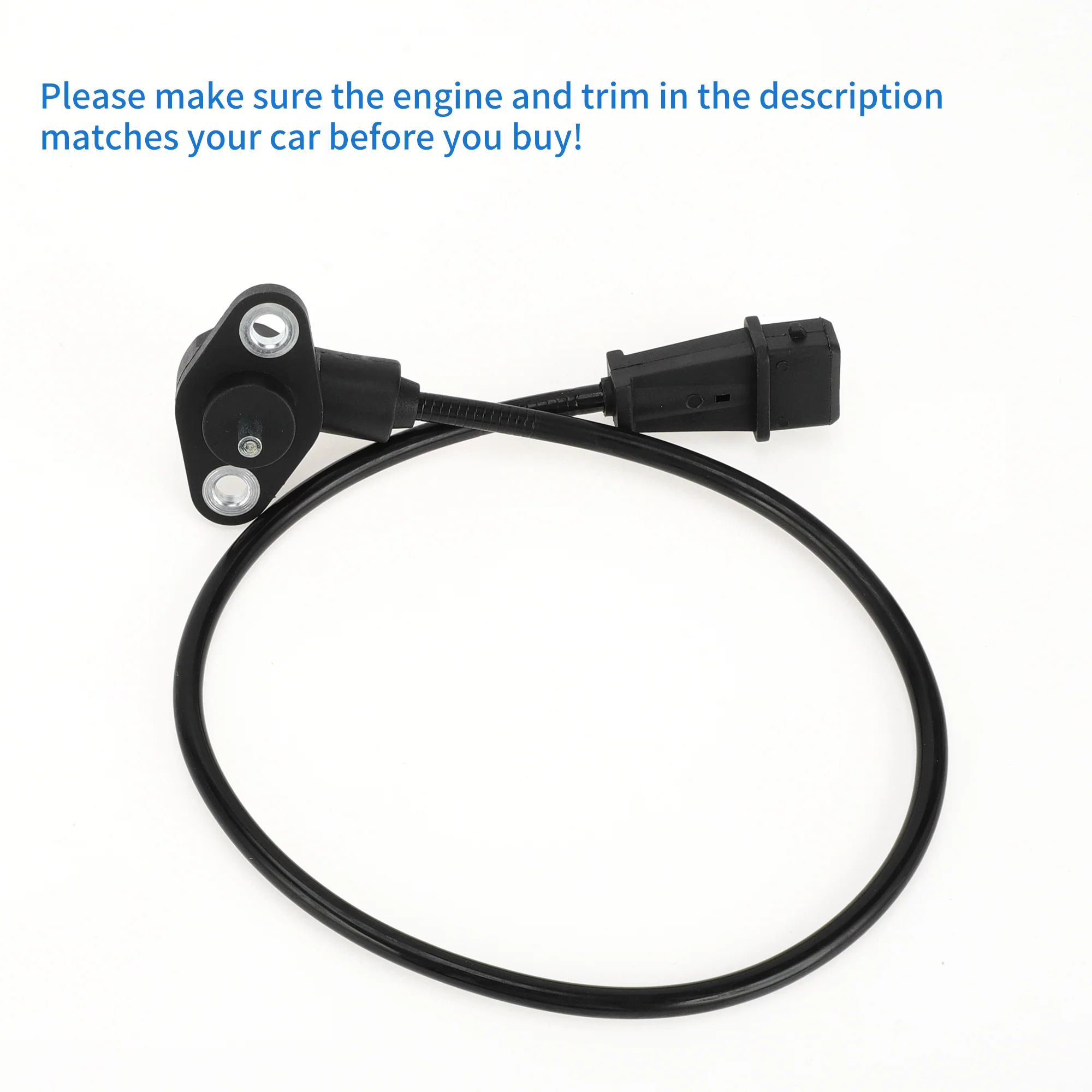 1 Pc Crankshaft Position Sensor for FIAT Tempra S.W 1.4 I.e 1991-1996 Sturdy Metal Plastic Black Engine Crank CKP Sensor - Image 7