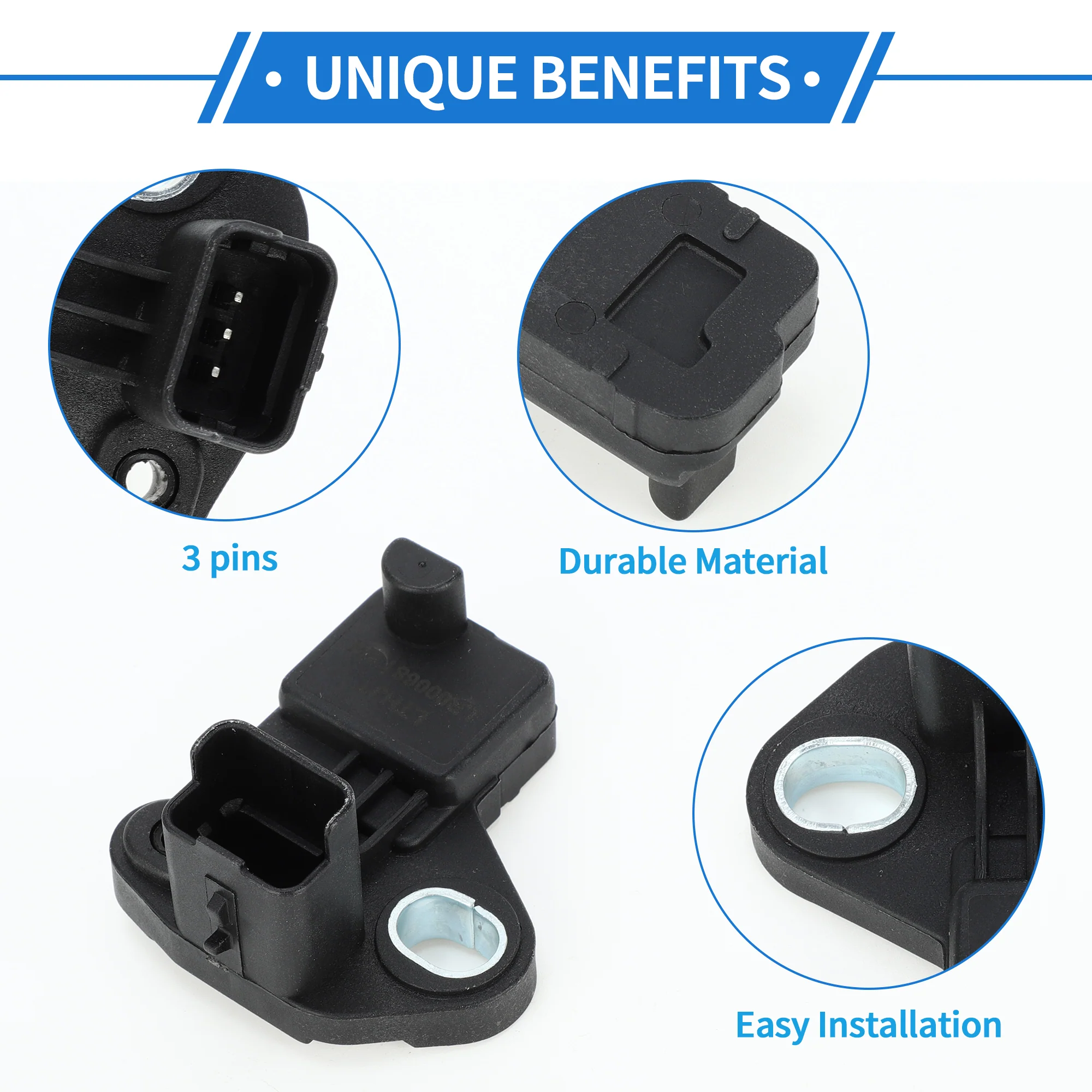 1 Pc Crankshaft Position Sensor for LAND ROVER Freelander 2 Off-Road 2.2 ED4 2010-2014 Sturdy Metal Plastic Black Engine Crank CKP Sensor - Image 4