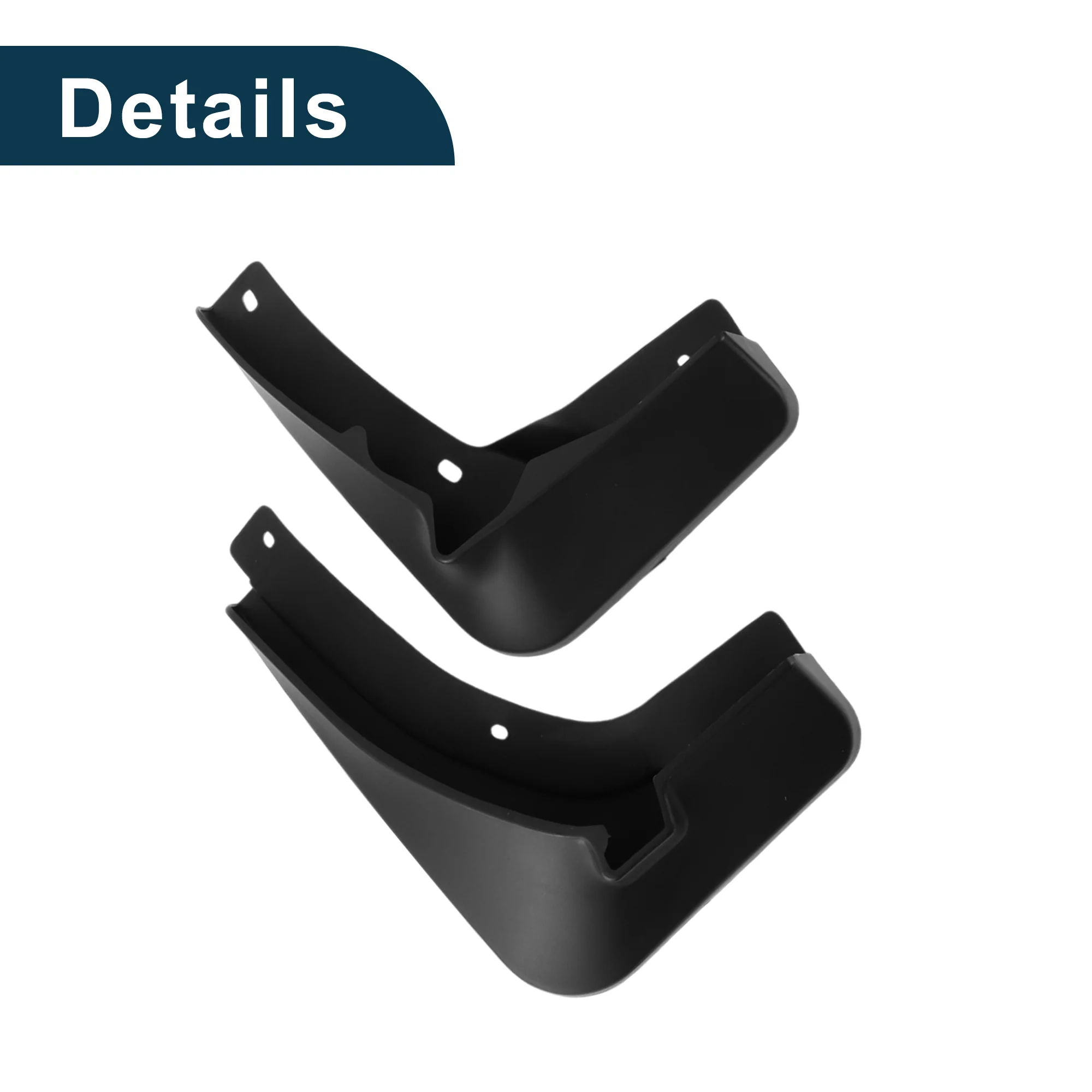 Mud Flaps Splash Guards for Volkswagen Golf 7 R-L"e 2017-2018 W/Mount Accessories Mud Guards Front and Rear 1 Set - Image 7