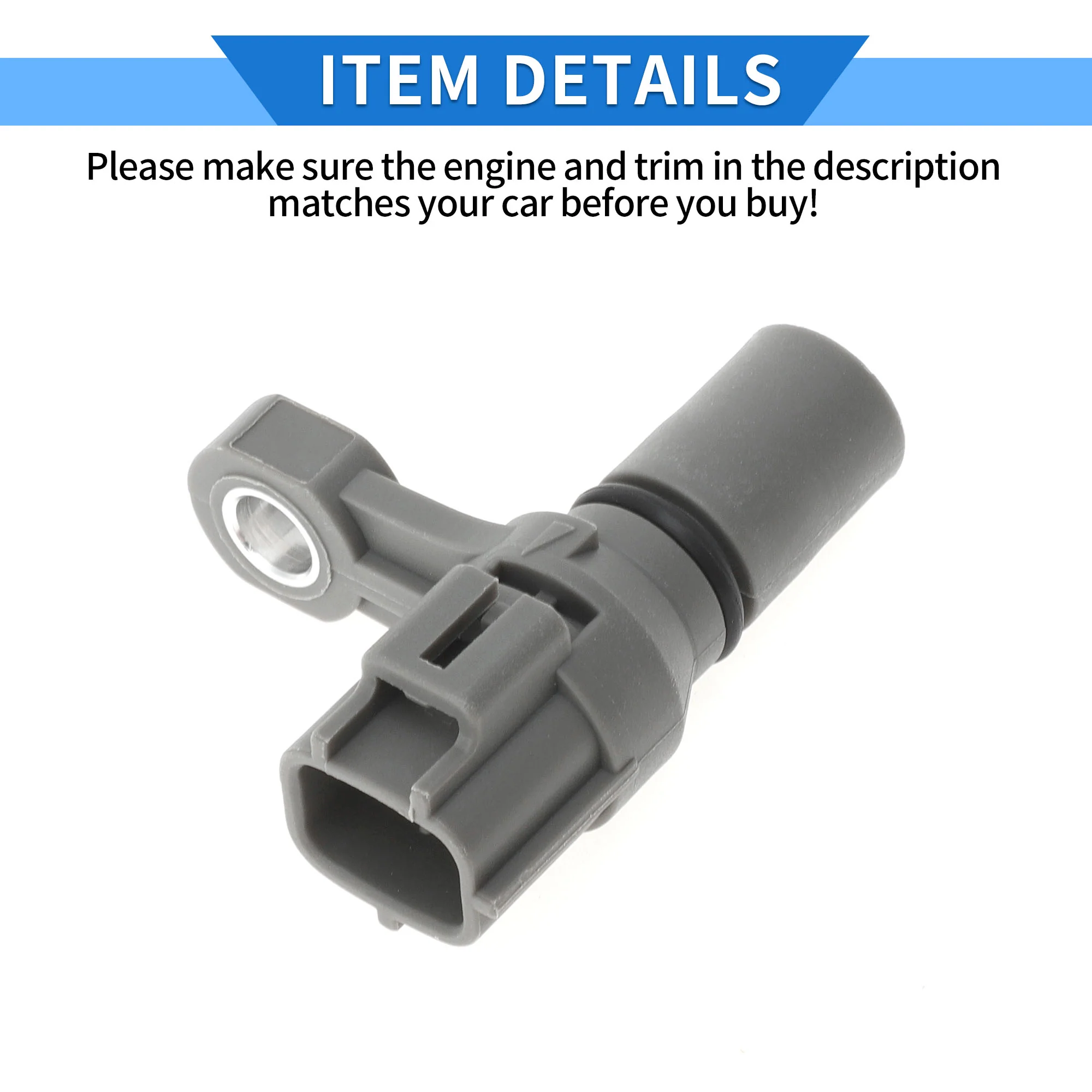 1 Pc Crankshaft Position Sensor for OPEL for Astra H Hatchback 1.3 CDTI 2005-2010 Sturdy Metal Plastic Gray Engine Crank CKP Sensor - Image 7