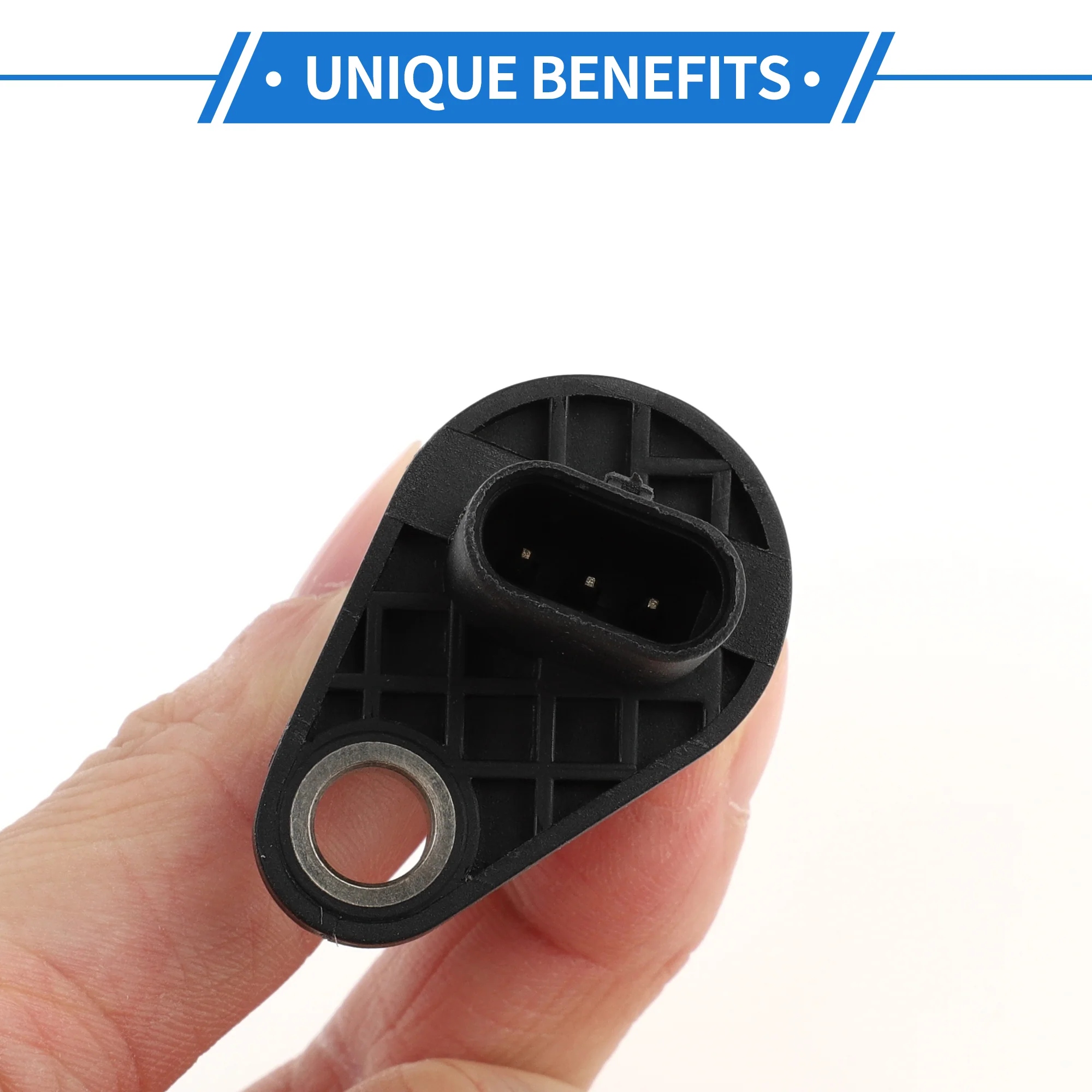 1 Pc Crankshaft Position Sensor for FIAT 500 Hatchback 1.4 2007-2010 Sturdy Metal Plastic Black Engine Crank CKP Sensor - Image 5