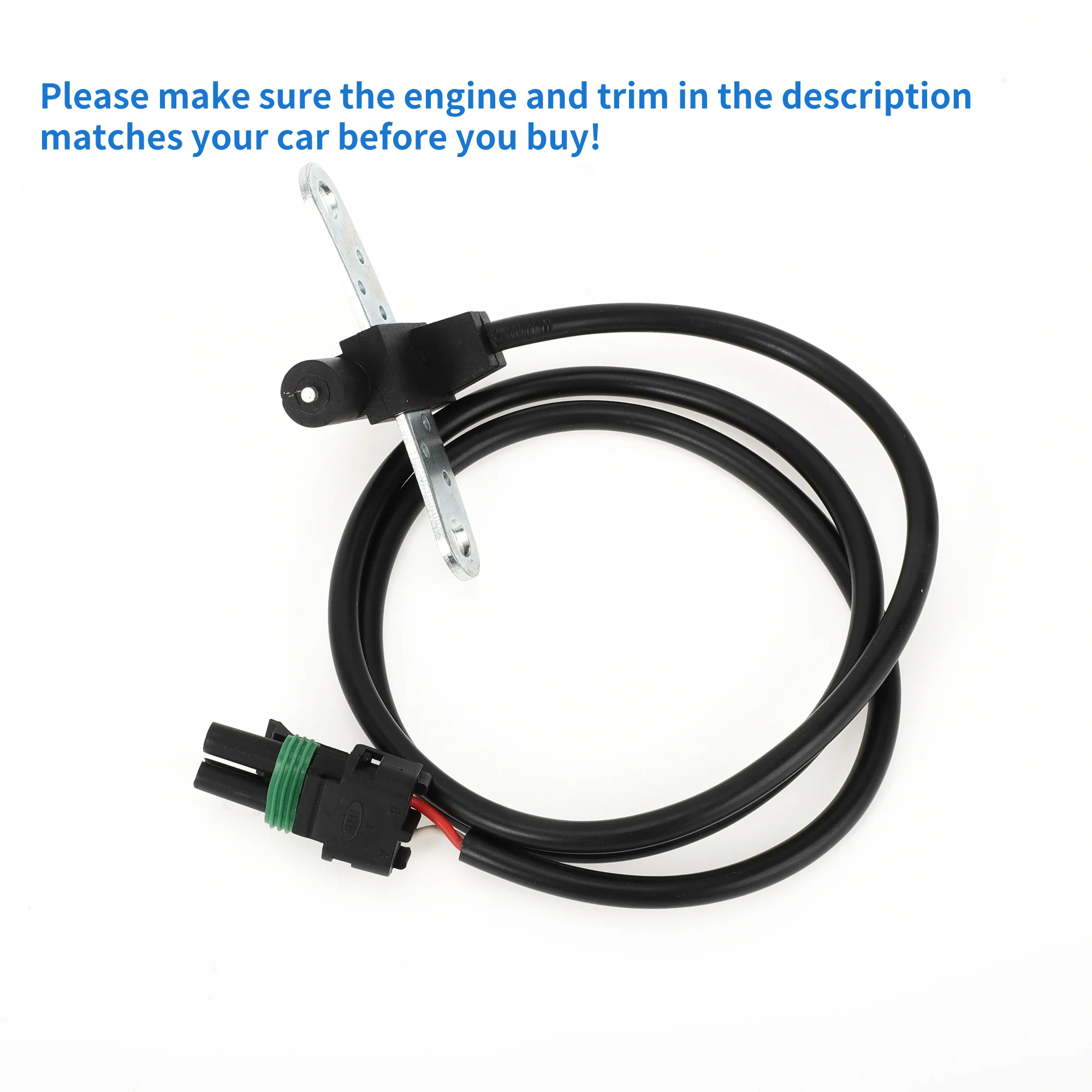 1 Pc Crankshaft Position Sensor for RENAULT Clio Hatchback 1.2 1.4 91-98 Sturdy Metal Plastic Black Engine Crank CKP Sensor - Image 7