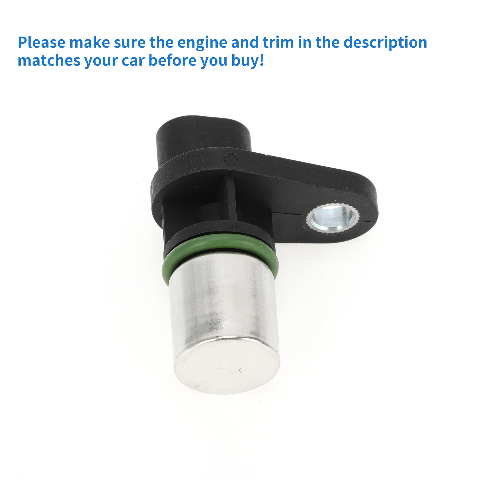 1 Pc Crankshaft Position Sensor for Chevrolet Malibu Base 2.2 2004-2005 Sturdy Metal Plastic Black Silver Tone Engine Crank CKP Sensor - Image 7