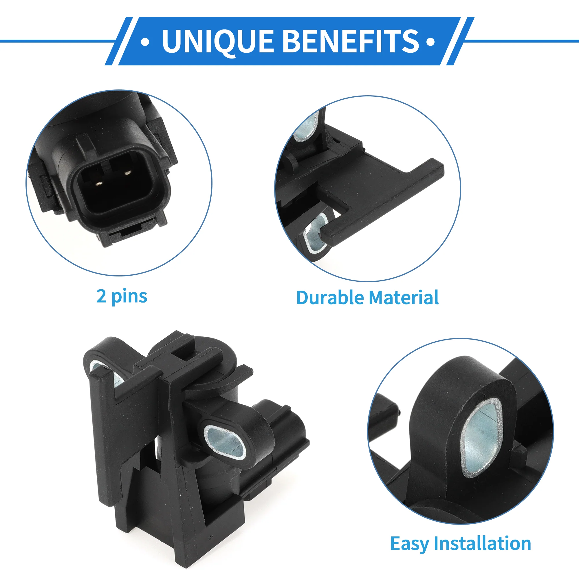 1 Pc Crankshaft Position Sensor for FORD Mondeo Mk4 Saloon 2.0 2007-2015 Sturdy Metal Plastic Black Engine Crank CKP Sensor - Image 4
