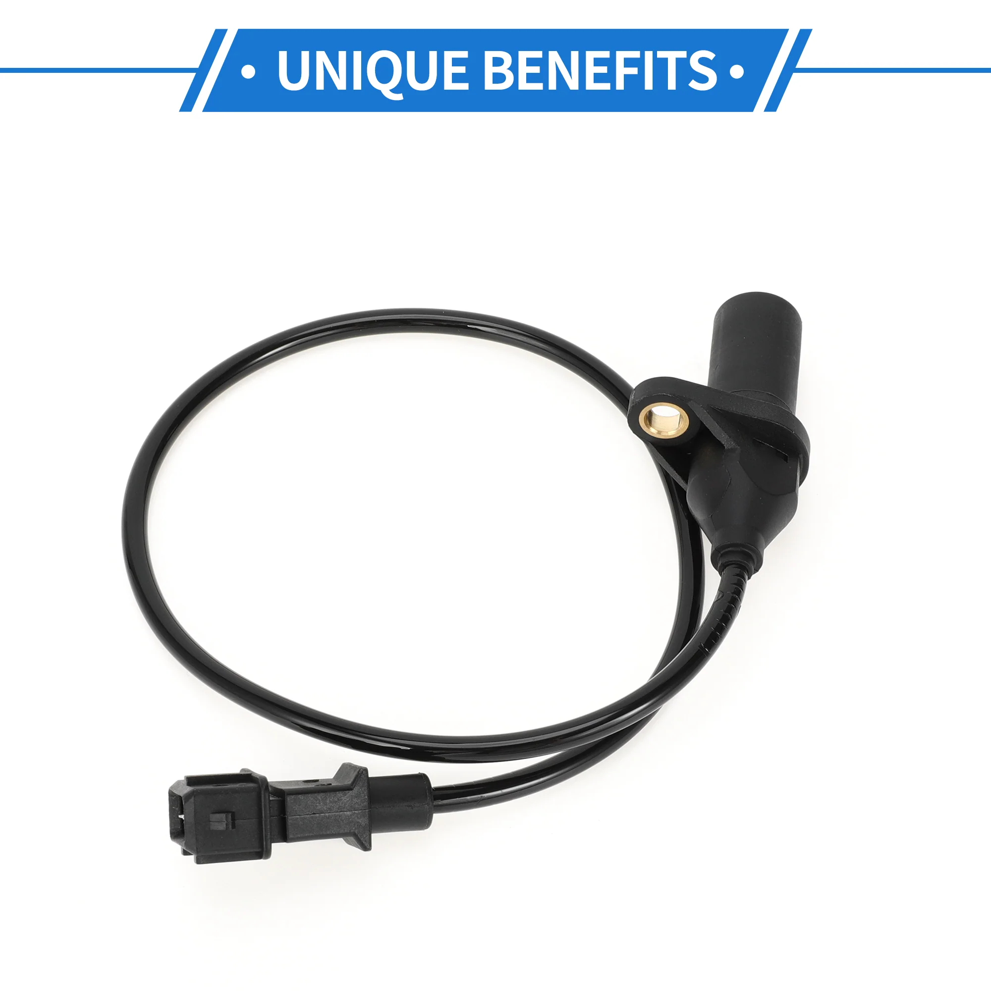 1 Pc Crankshaft Position Sensor for FIAT Panda Hatchback 1.1 1991-1999 Sturdy Metal Plastic Black Engine Crank CKP Sensor - Image 6