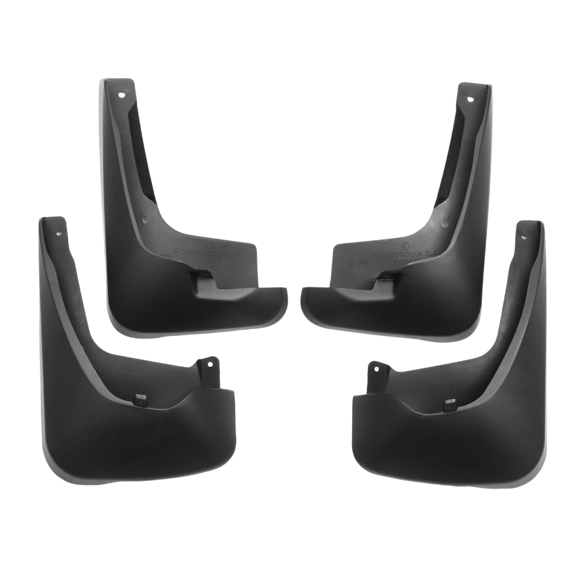 Mud Flaps Splash Guards W/Mount Accessories for Toyota Corolla LE 2003-2006 Front and Rear Mud Guards 1 Set