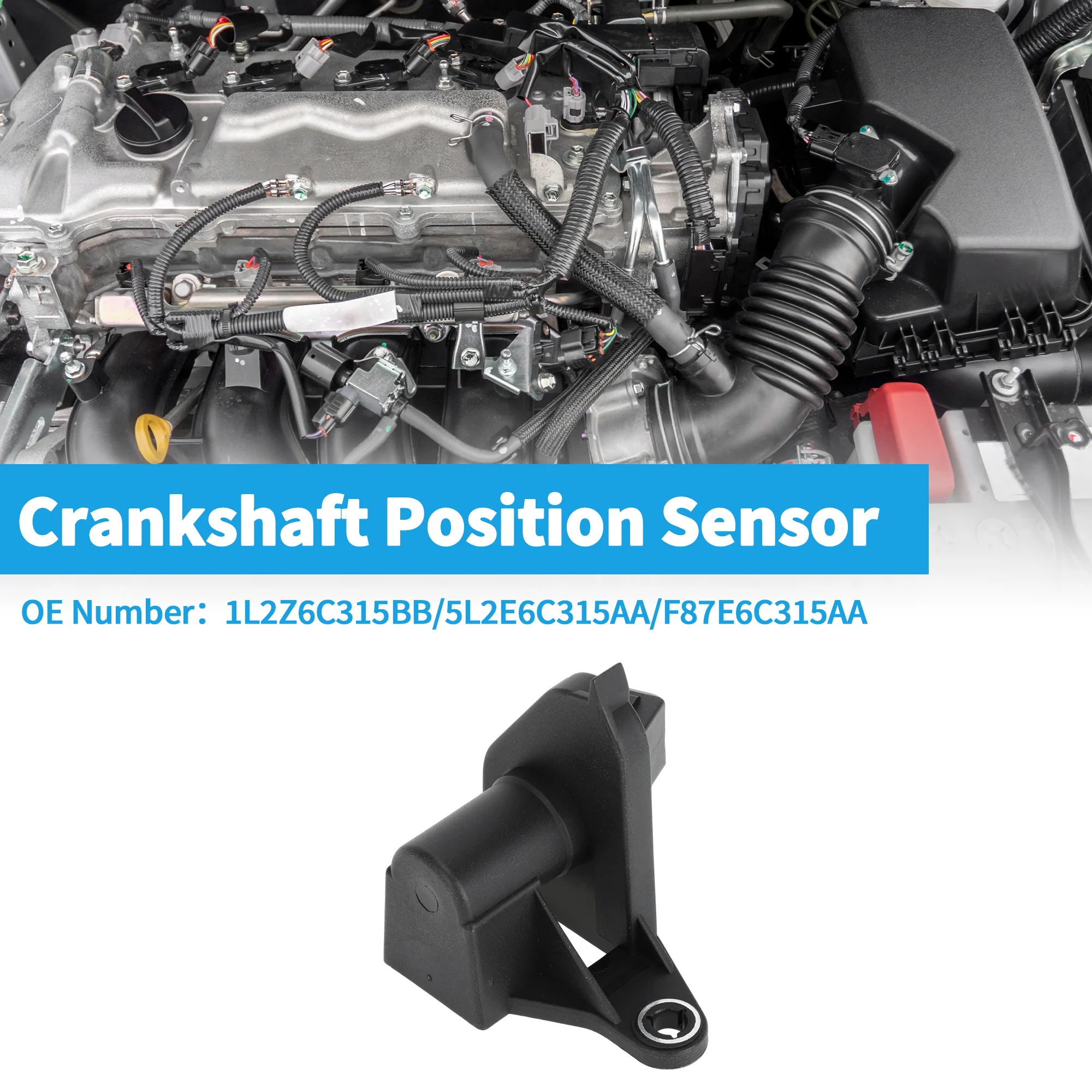 1 Pc Crankshaft Position Sensor for FORD USA Explorer Mk2 4.0 1996-2002 Sturdy Metal Plastic Black Engine Crank CKP Sensor - Image 2