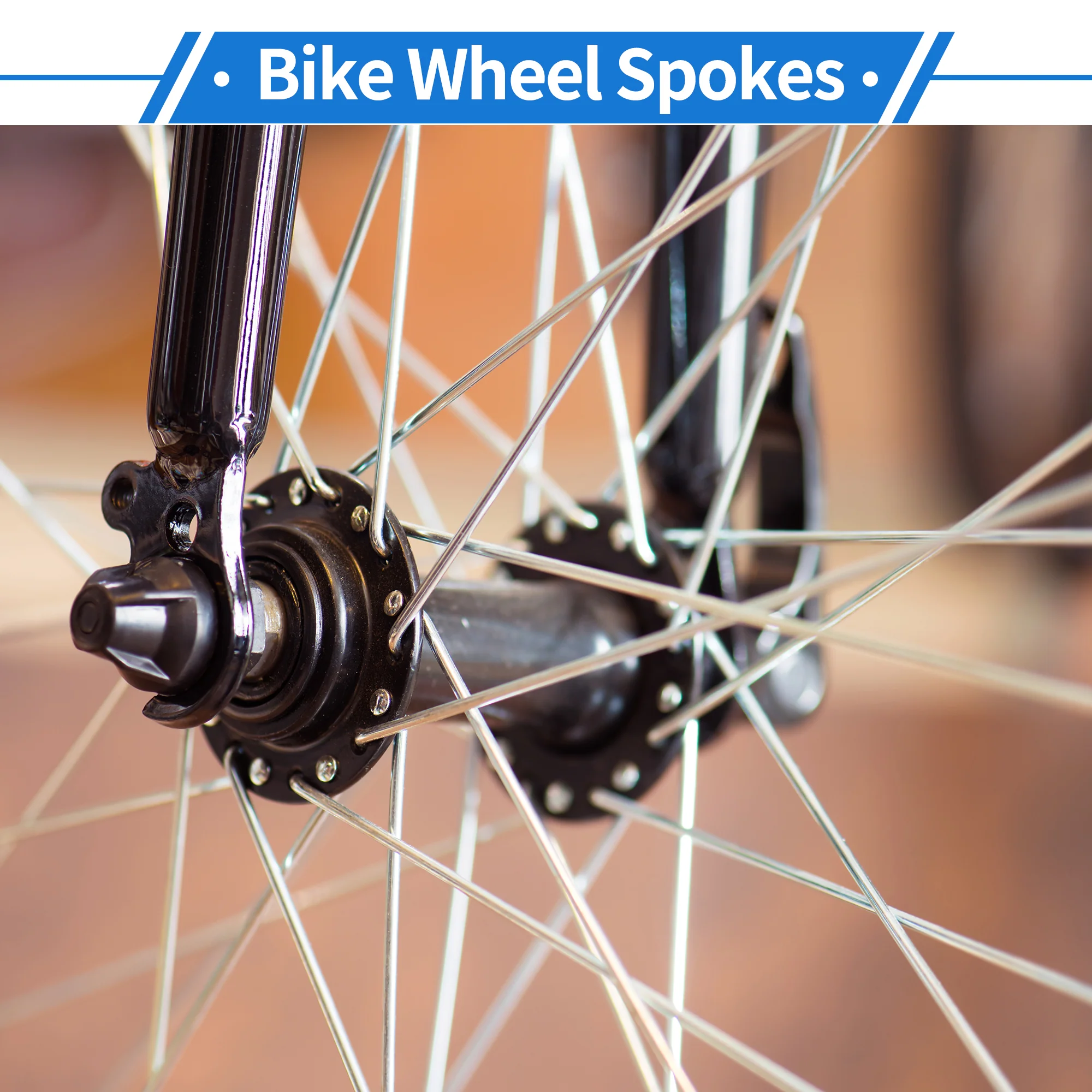 1 Set Bicycle Spokes 12G 160mm Length Bike Wheel Spokes Universal Carbon Steel Galvanized Silver Tone Nipple - Image 4