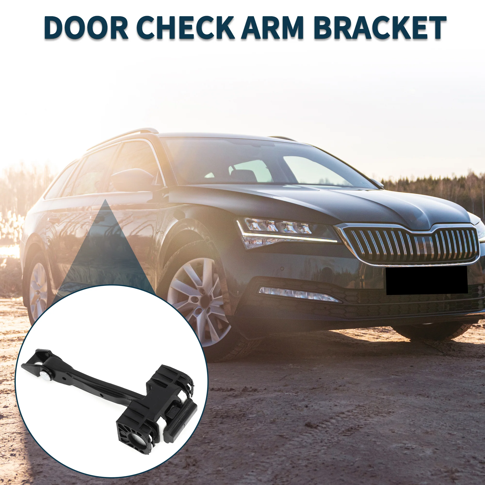Door Check Strap Stopper Limiter for Skoda Yeti 2009-2017 No.5L0839249B | Rear Left Right Door Check Bracket Stop Door Checker Arm Assembly - Image 4