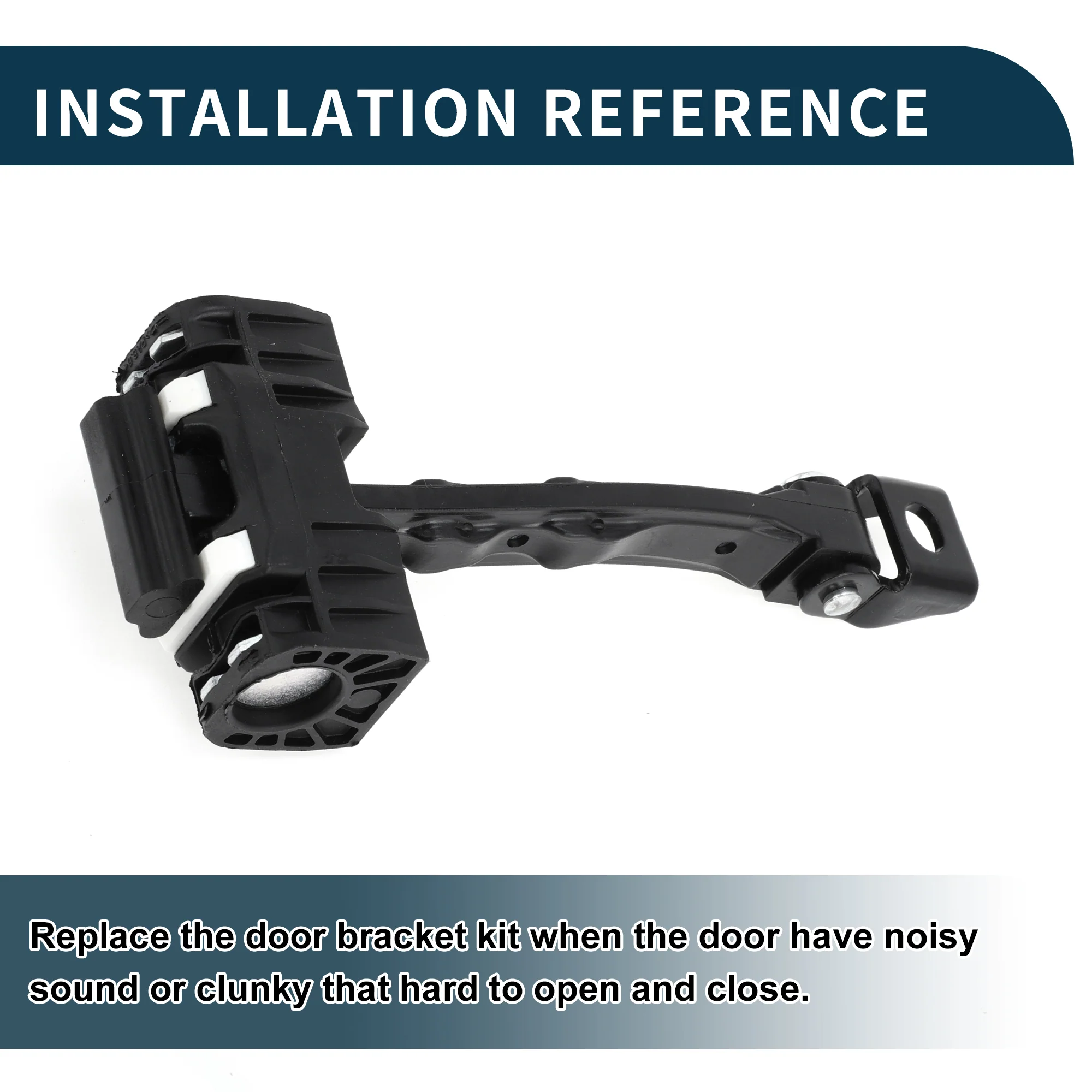 Door Check Strap Stopper Limiter for Volkswagen Jetta IV 2010-2018 No.5C6837249B | Front Left Right Door Check Bracket Stop Door Checker Arm Assembly - Image 7