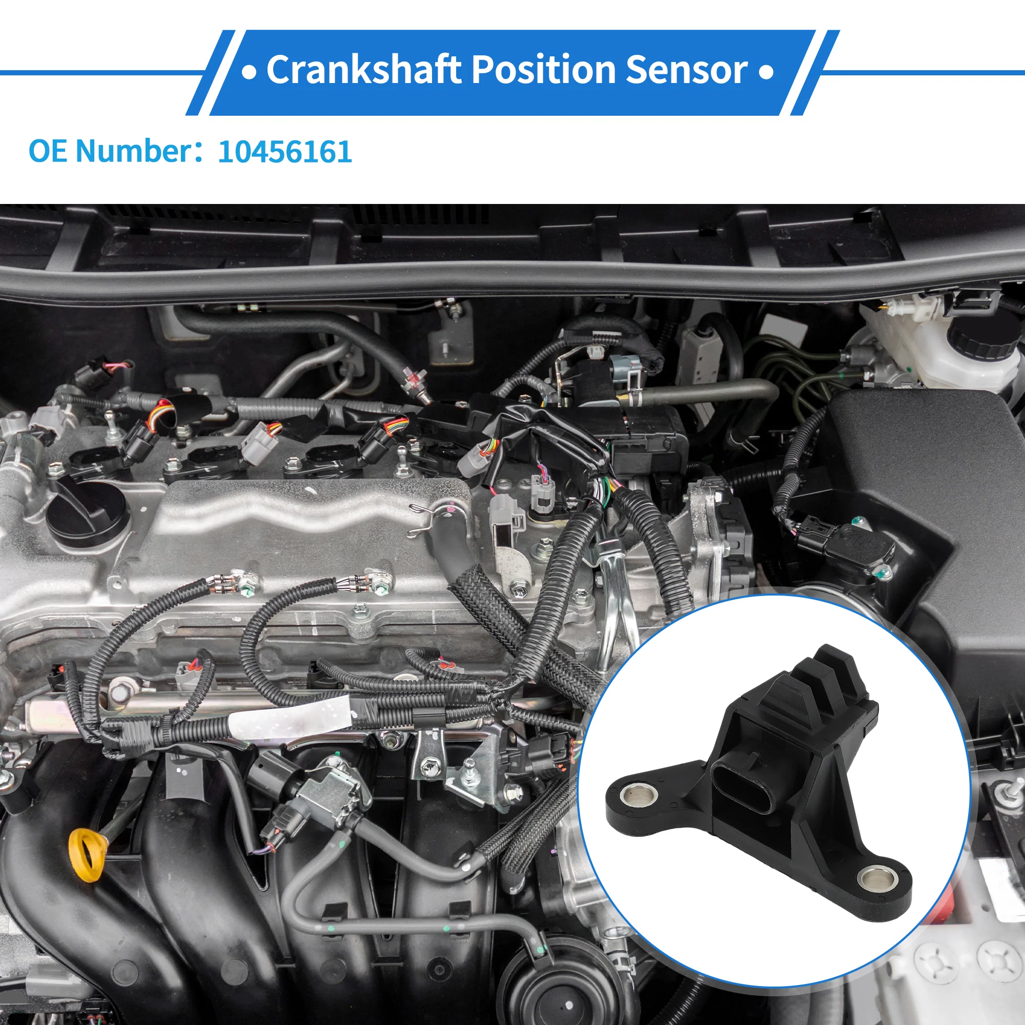 1 Pc Crankshaft Position Sensor for Chevy Camaro Base 3.8 95-02 Sturdy Metal Plastic Black Engine Crank CKP Sensor - Image 3