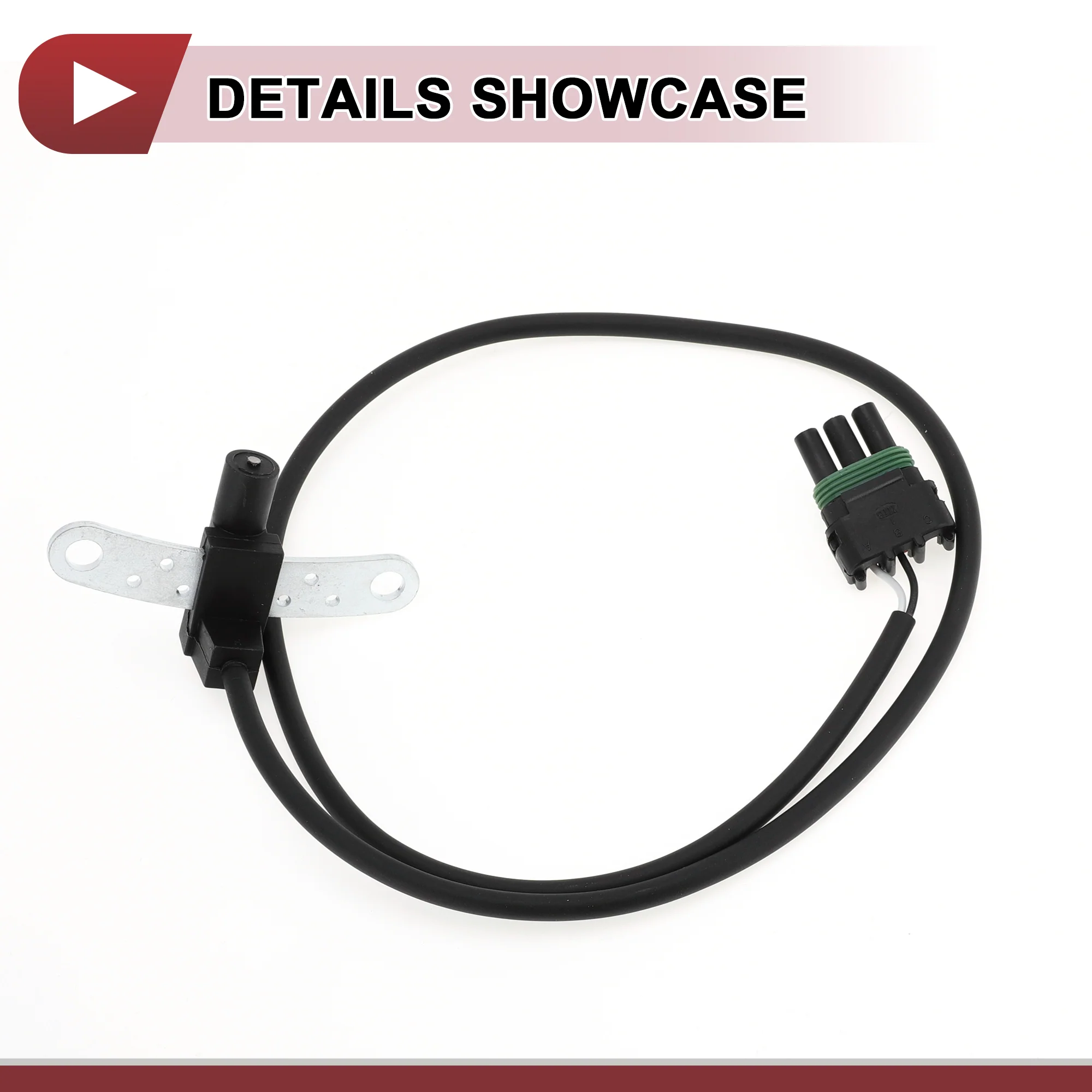 1 Pc Crankshaft Position Sensor for Jeep Cherokee 2.5 1986-1990 Engine Crank CKP Sensor No.33004761 Black Metal Plastic - Image 6