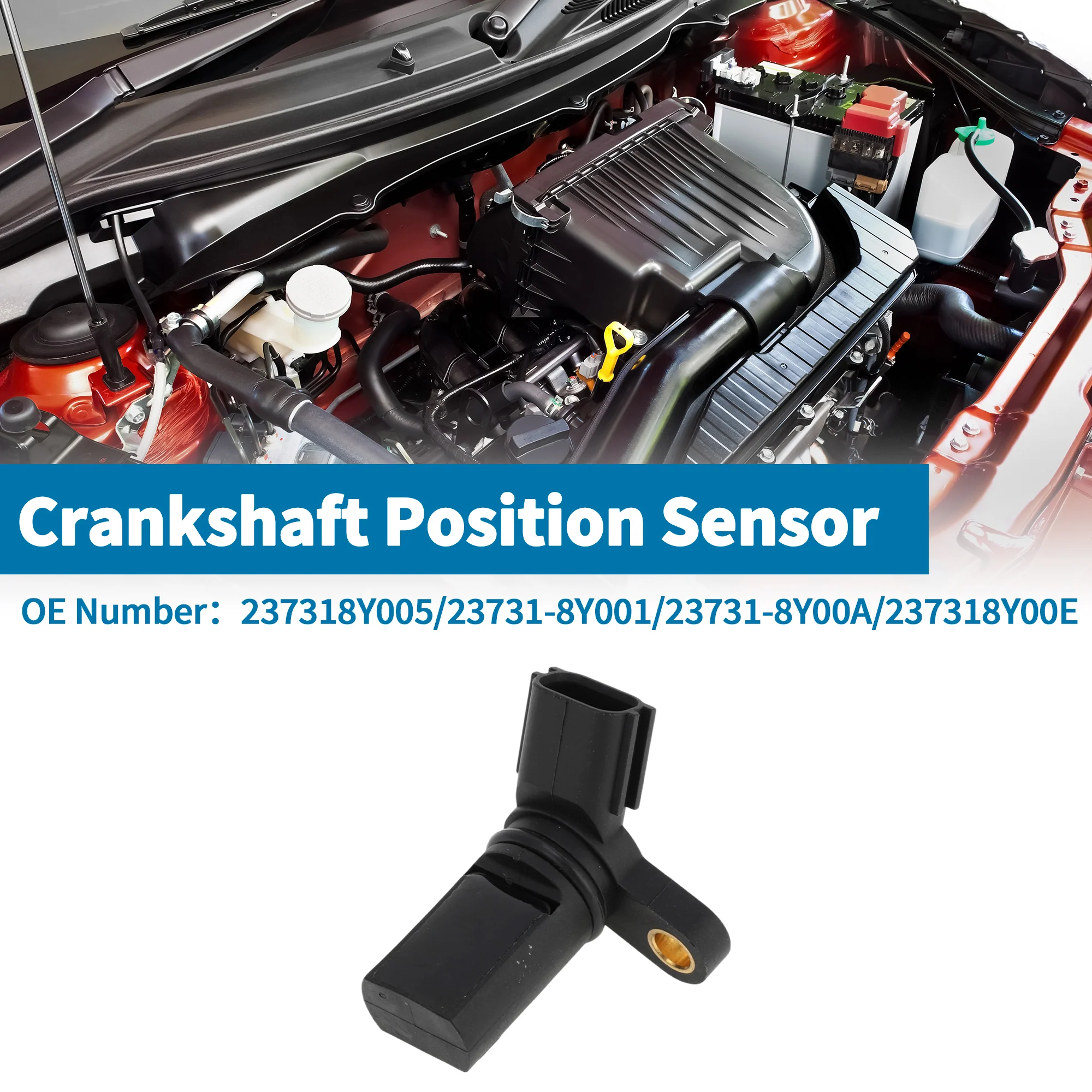 Crankshaft Position Sensor No.23731-8Y005 for Nissan Altima SE 3.5 2002-2006 for Nissan Maxima 3.5 2004-2006 for Nissan Quest 3.5 2004-2009 - Image 2