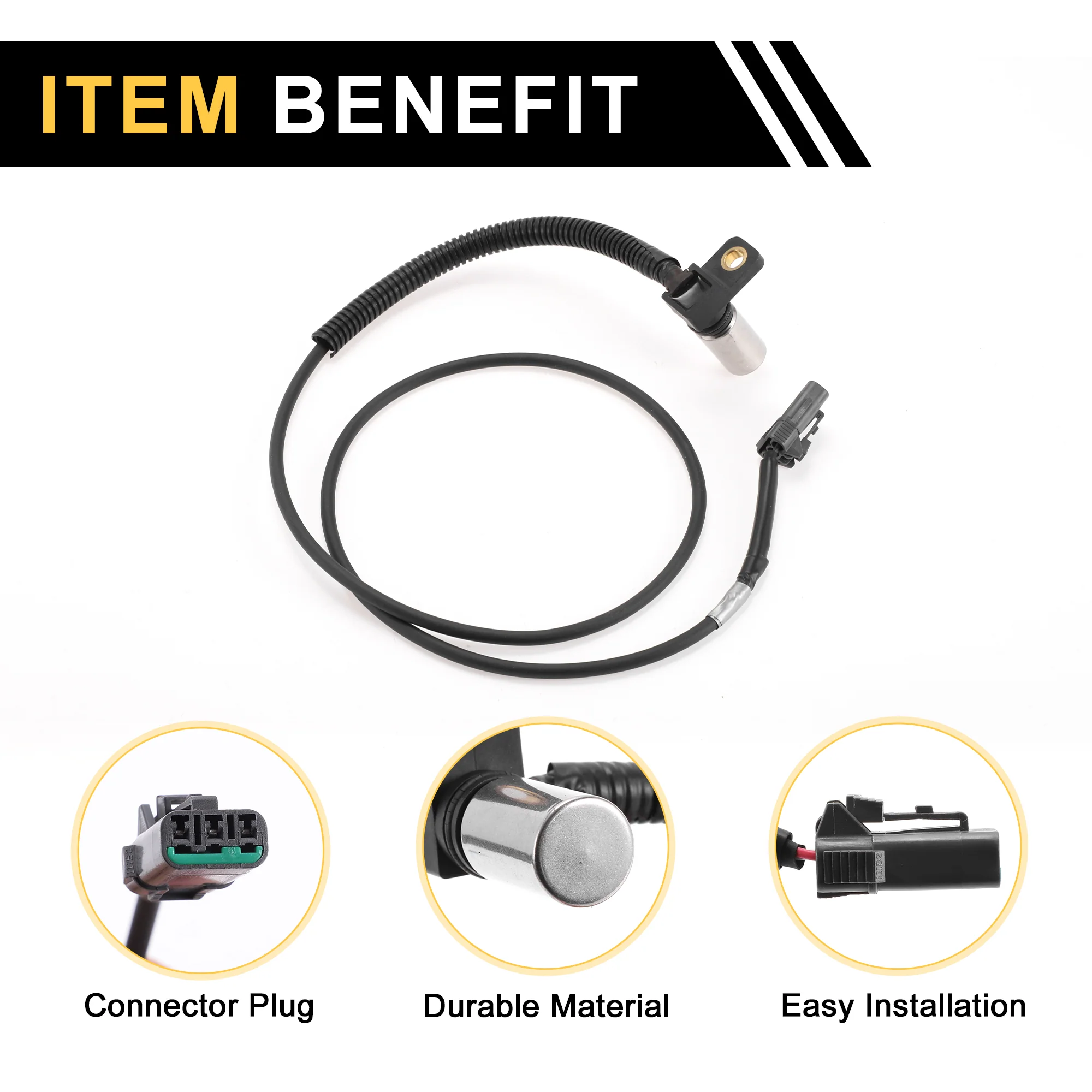 1 Pc No.319350W420 Crankshaft Position Sensor for Nissan Pathfinder 3.5 2001-2004 Sturdy Car Engine Crank CKP Sensor - Image 4