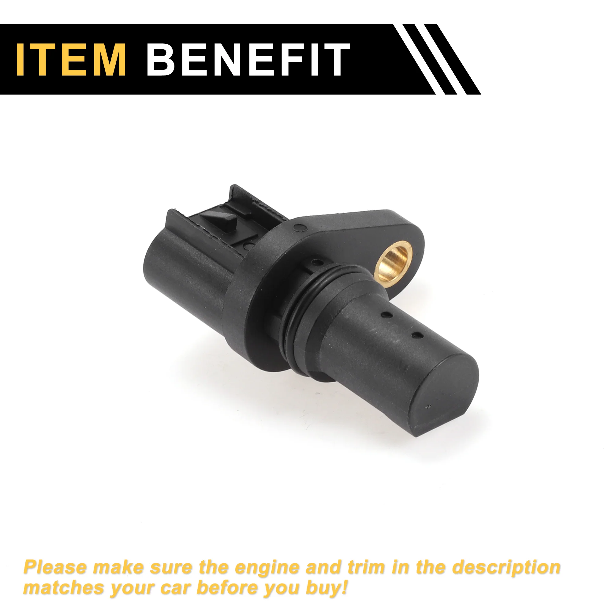 1 Pc No.12597254 Crankshaft Position Sensor for GMC Envoy 4.2 2008-2009 Sturdy Car Engine Crank CKP Sensor - Image 7